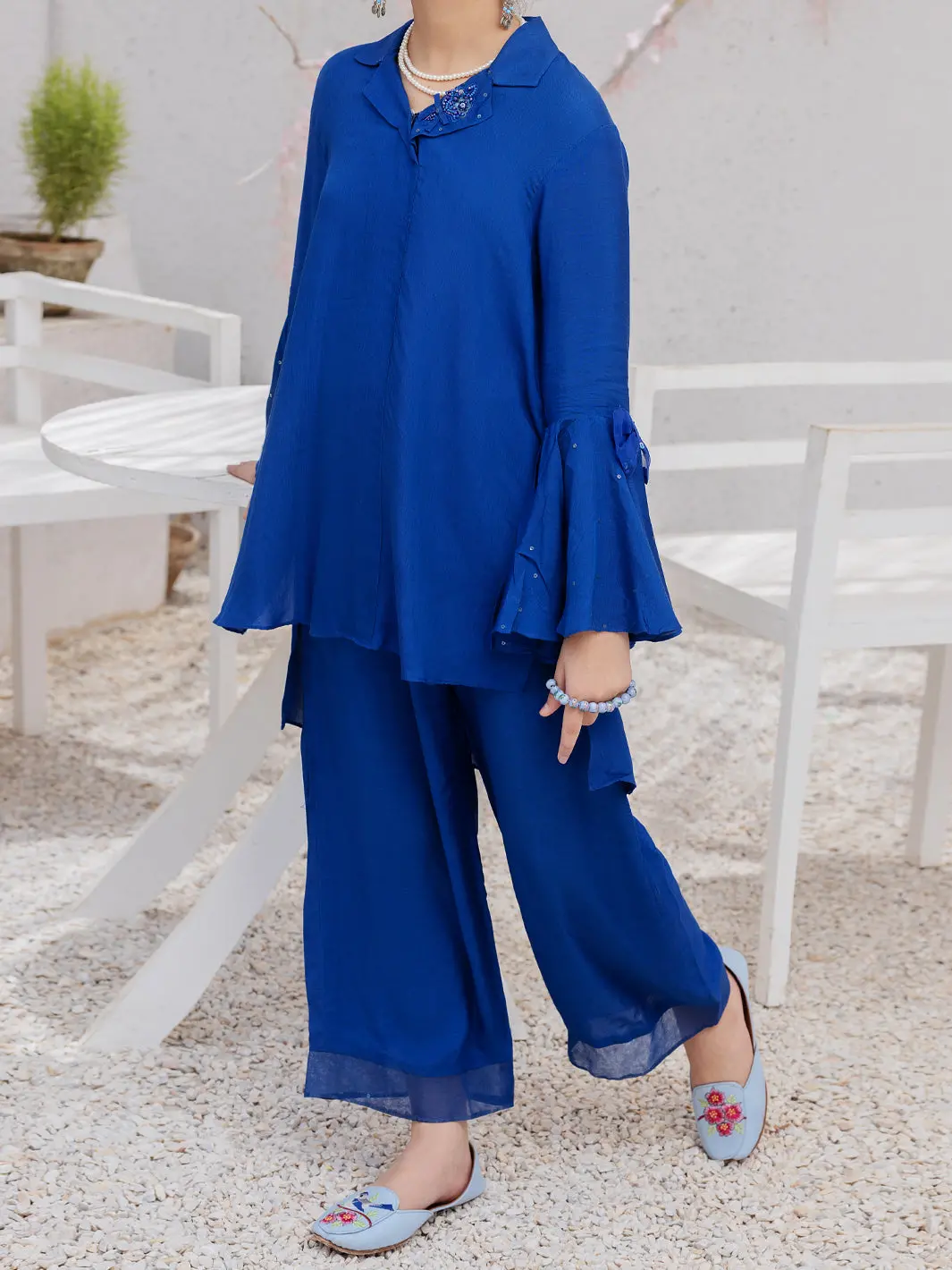Blue 2Pc Stitched - Alt-2Ps-Lks-1070 1