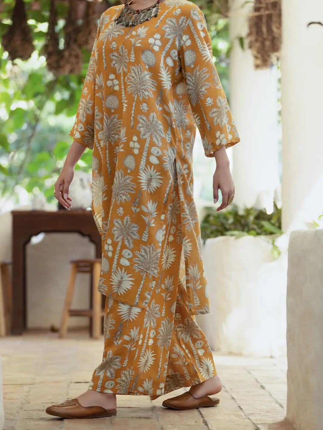 Mustard 2Pc Stitched - Alcr-2Ps-Lks-1091 1