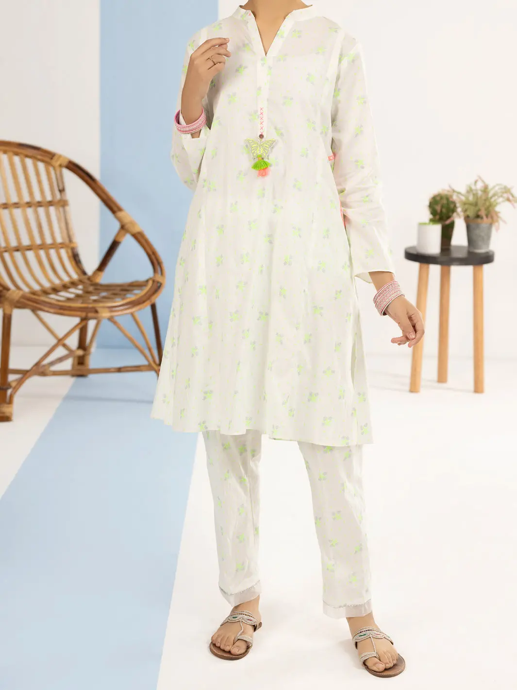 Light Green Lawn 2 Piece Stitched - Alt-2Ps-Lks-1118 1