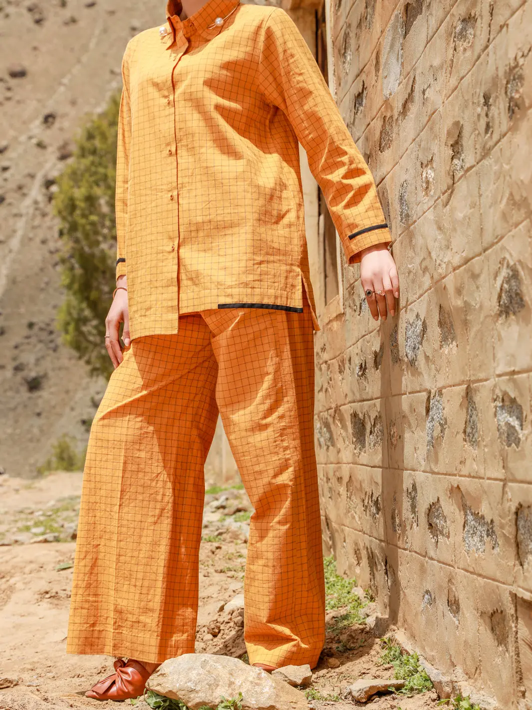 Mustard 2Pc Stitched - Alp-2Ps-Lks-1467 1