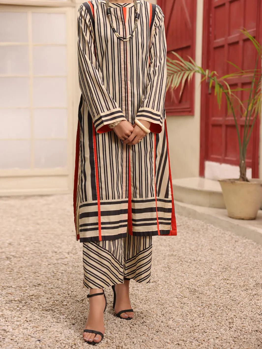 Beige 2Pc Stitched - Alp-2Ps-Lks-1697 1