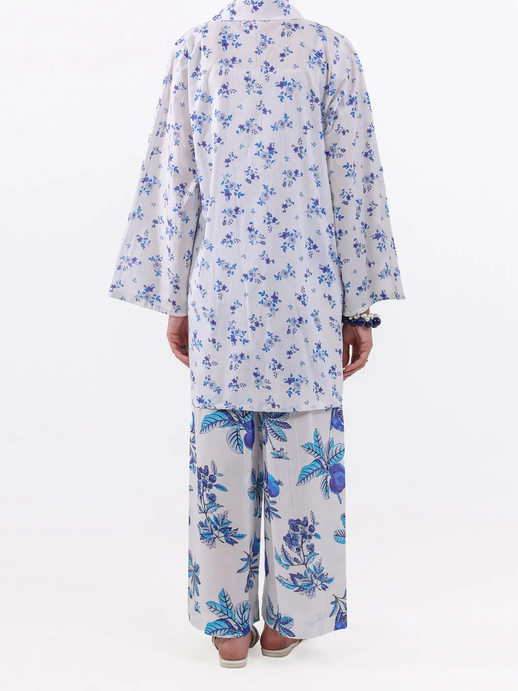 White Lawn 2Pc Unstitched - Alp-2Ps-Lks-2497 2