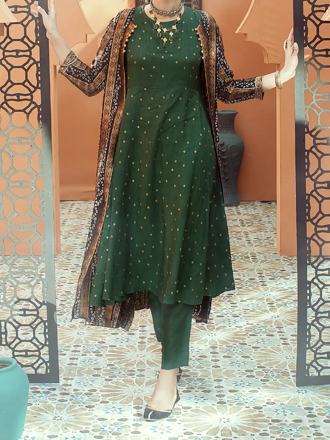 Green 2Pc Formal Stitched - Al-2Ps-Ls-321 1