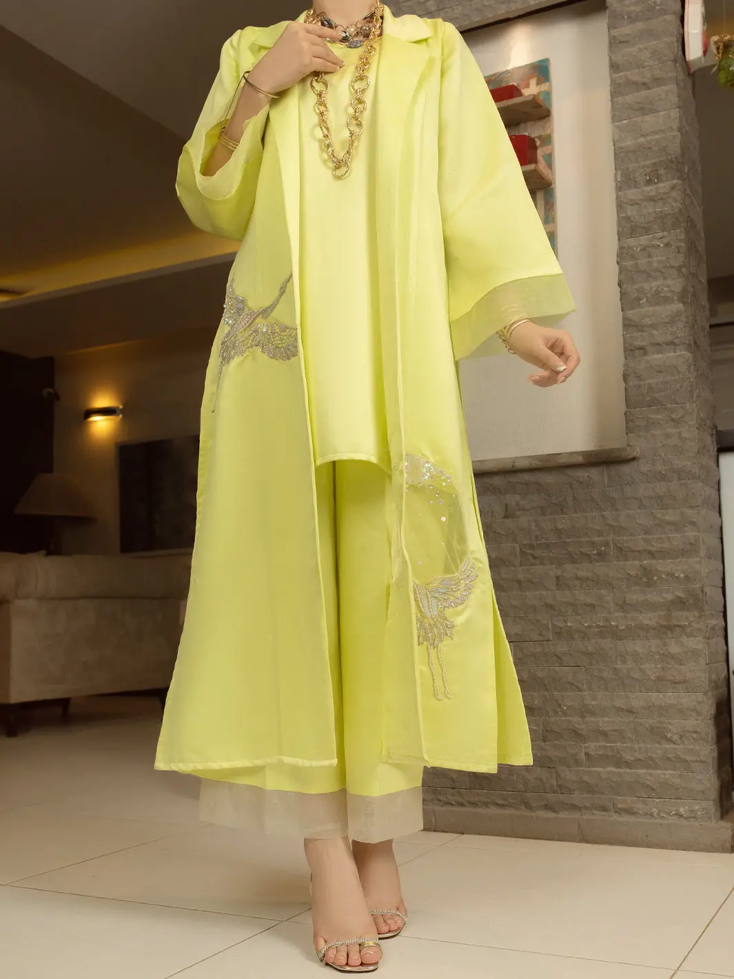 Green 2Pc Formal Stitched - Al-2Ps-Ls-366 1