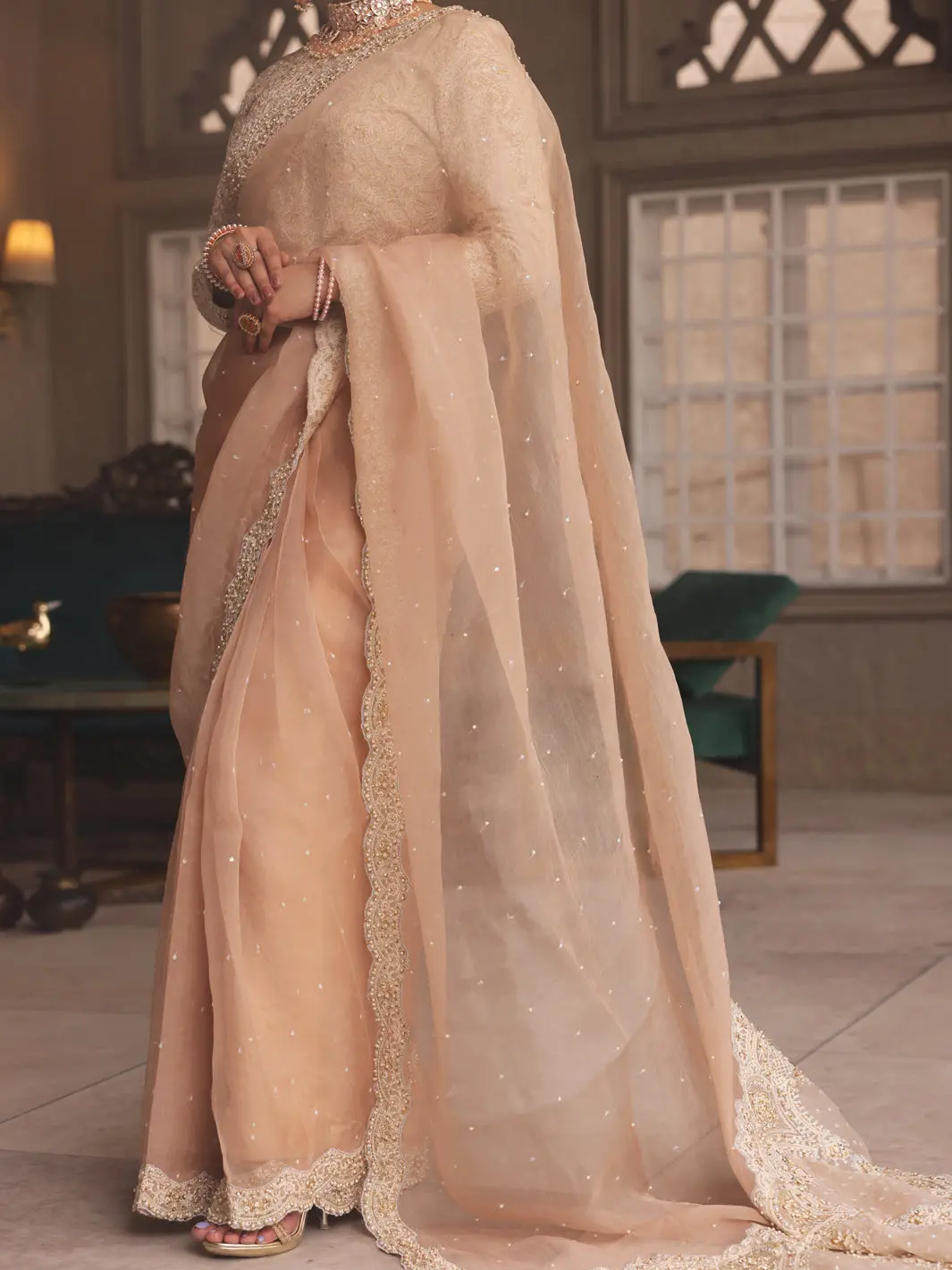 Beige 3Pc Unstitched - Al-3Ps-Ls-Sr-Un-428 1