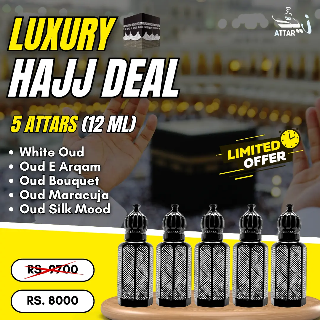Luxury Hajj Deal ✨ – 5 Premium Oud Attars For Hajj & Everyday Elegance 1