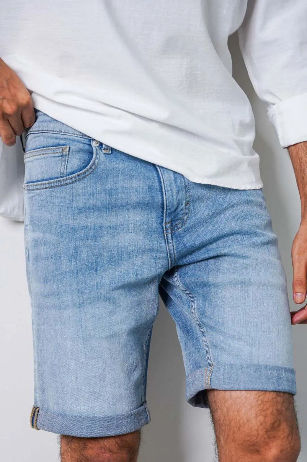 Basic Denim Shorts 1