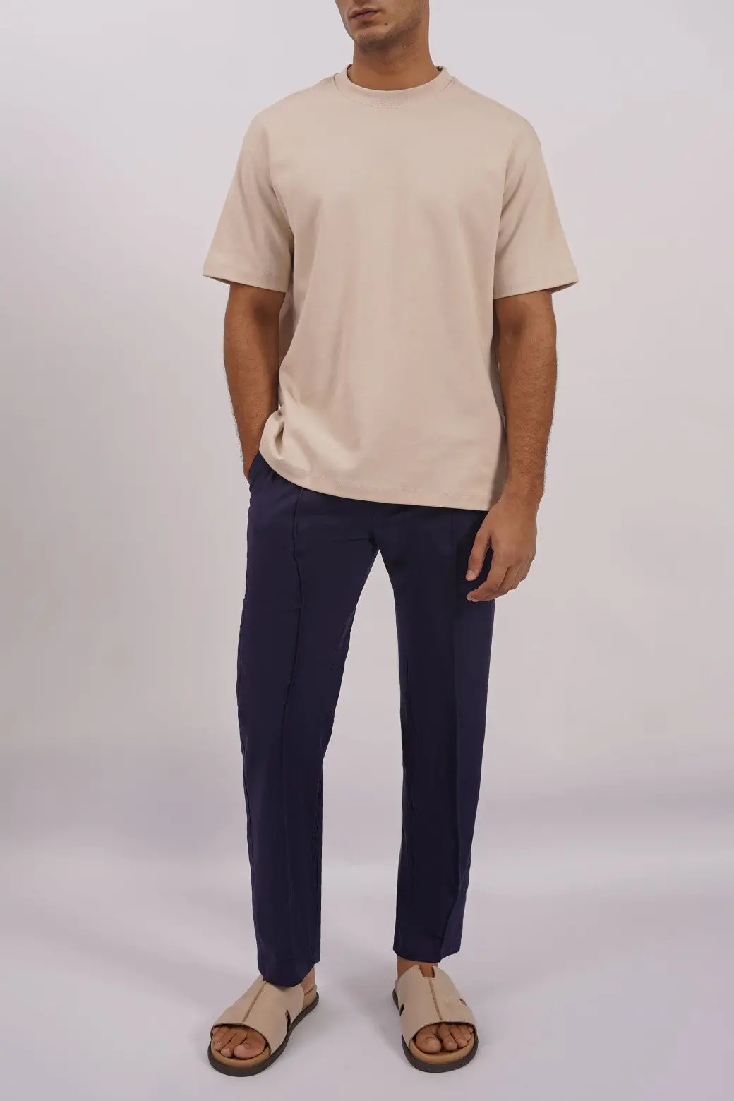 Linen Tapered Pants 1