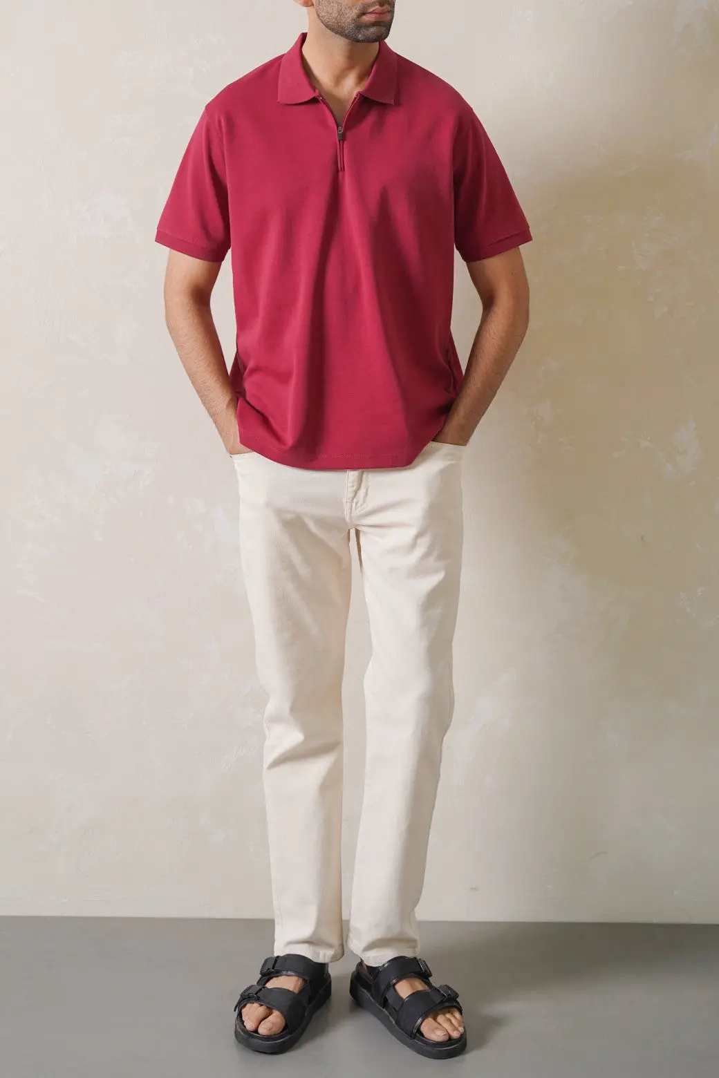 Quarter Zip Polo 1