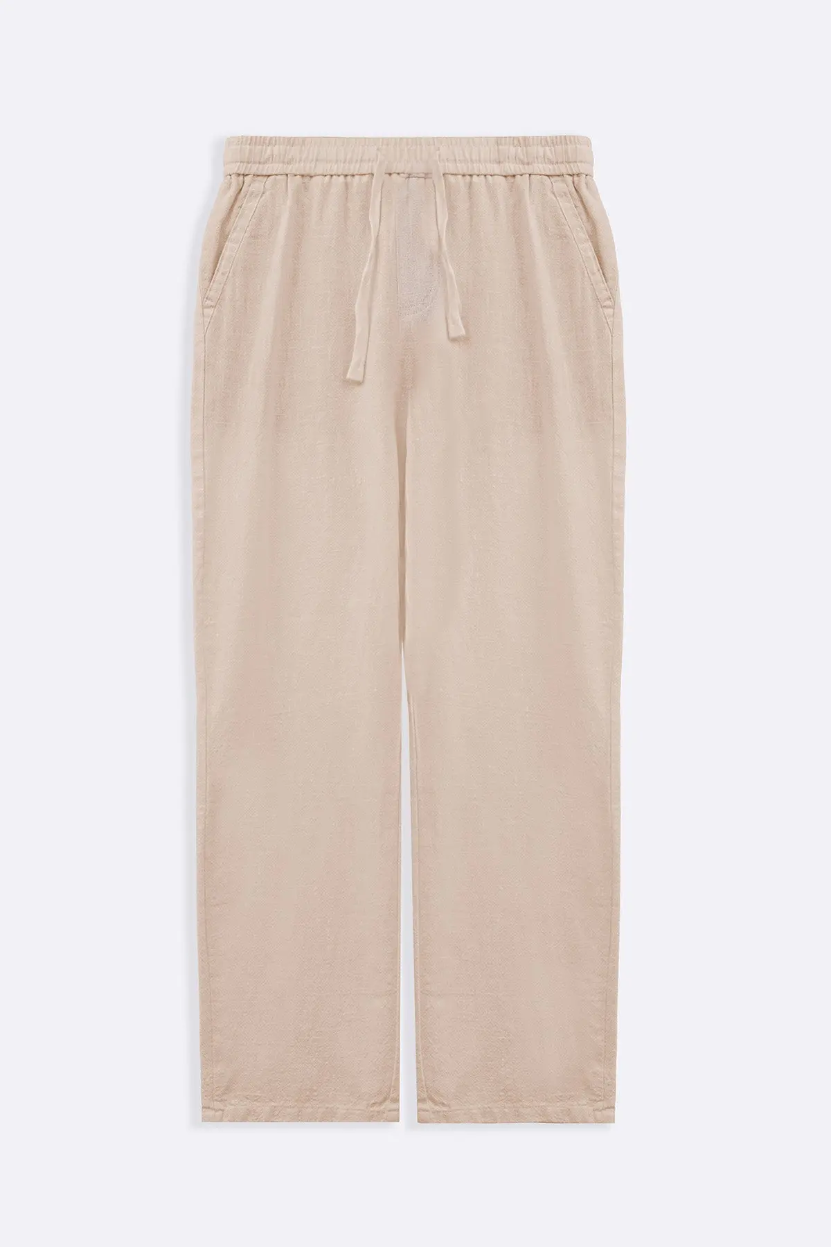 Textured Cotton Trousers 1