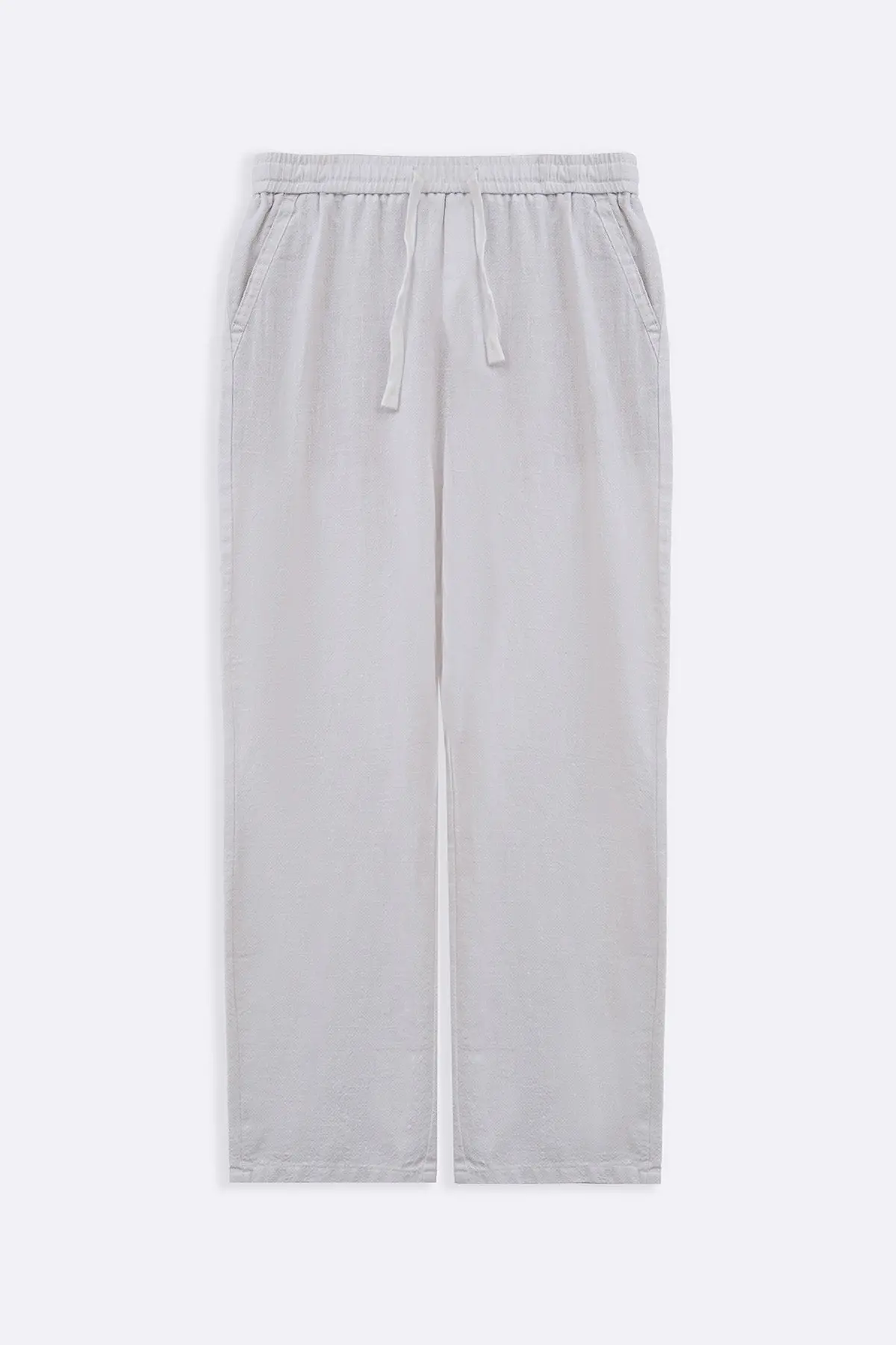 Textured Cotton Trousers 1