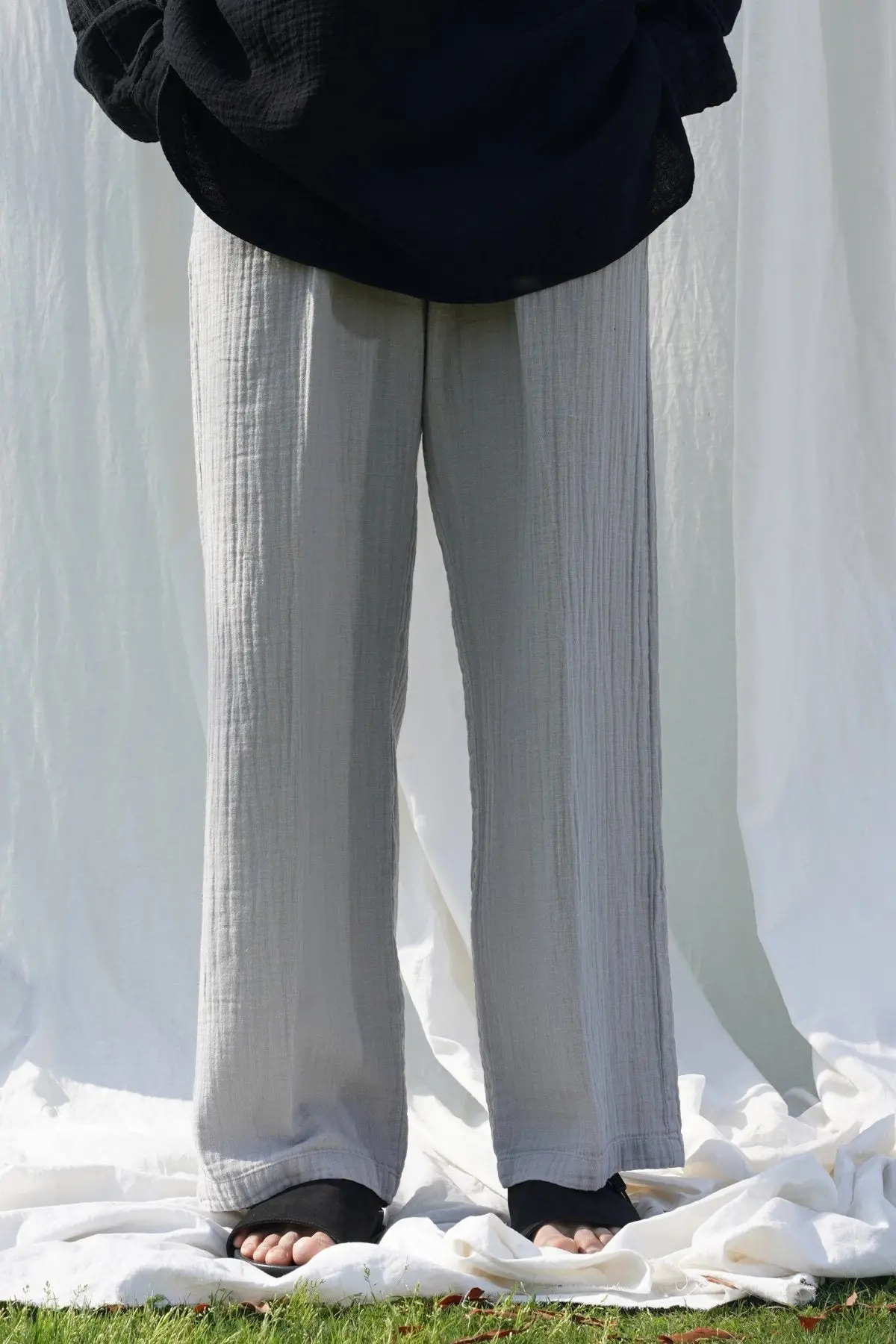 Relaxed Muslin Trousers 1
