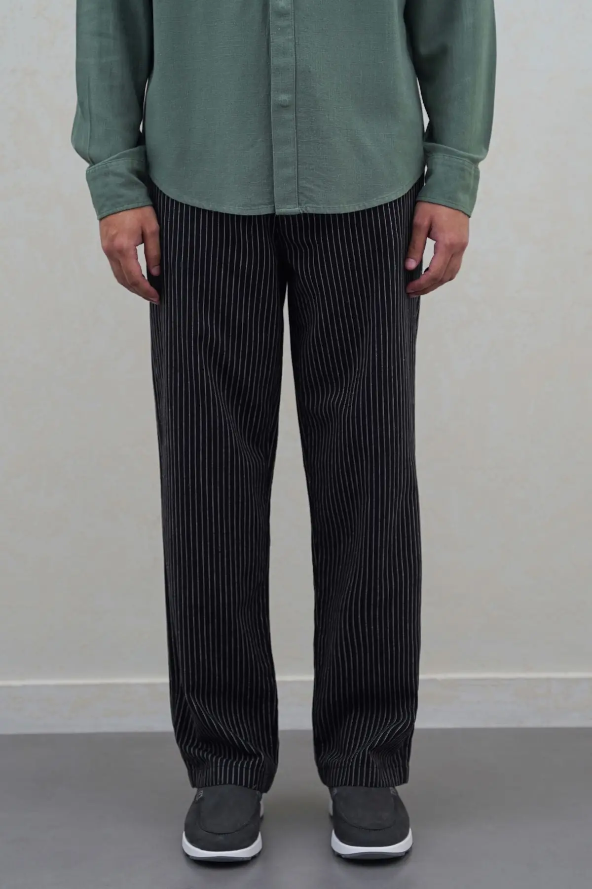 Easy Pinstripe Trousers 1