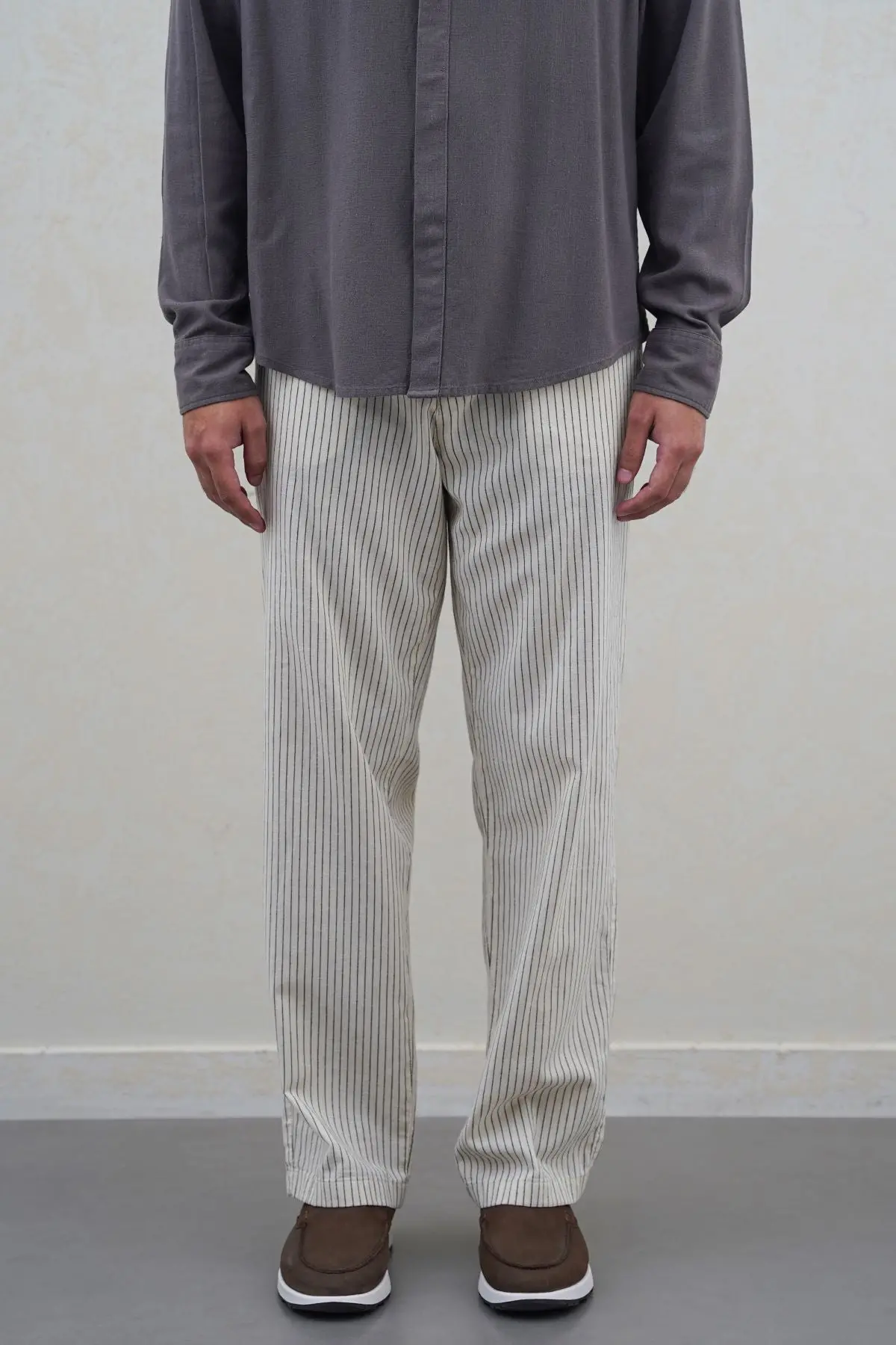 Easy Pinstripe Trousers 1