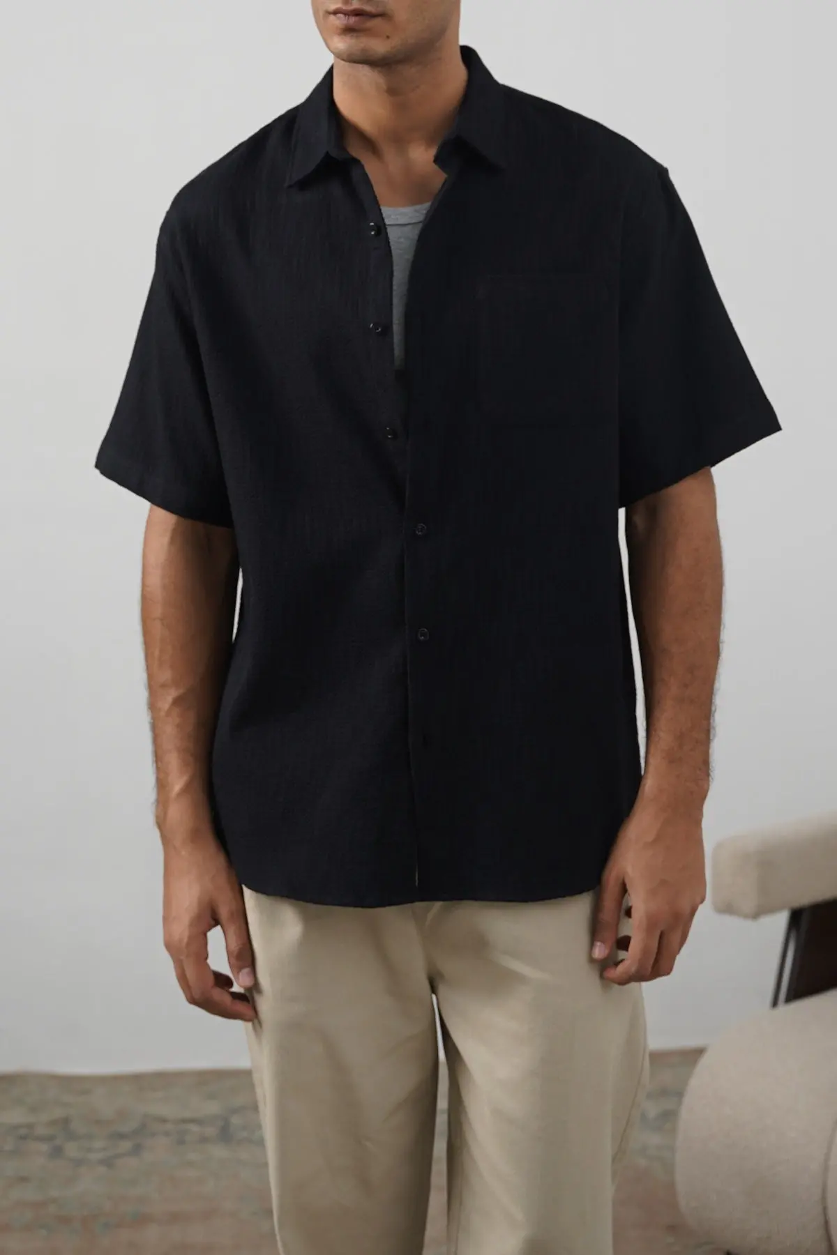Jacquard Cotton Shirt 1