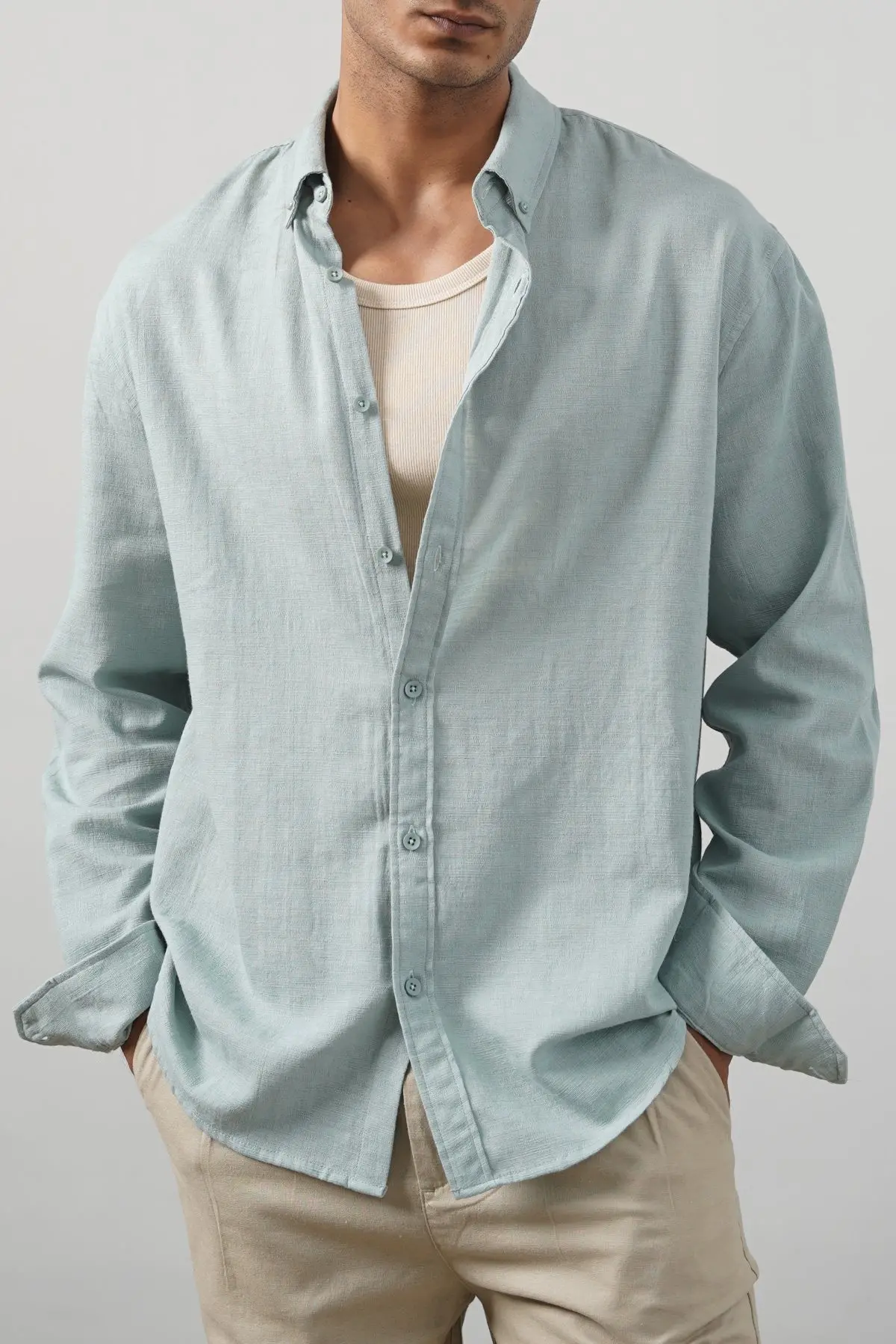Slub Cotton Shirt 1