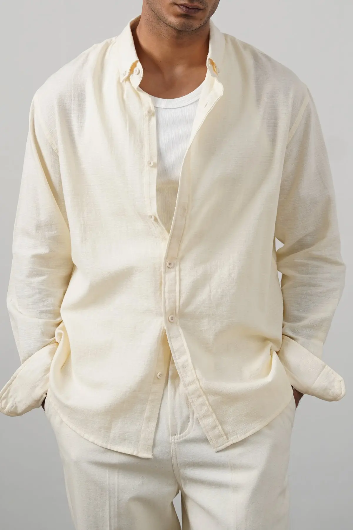 Slub Cotton Shirt 1
