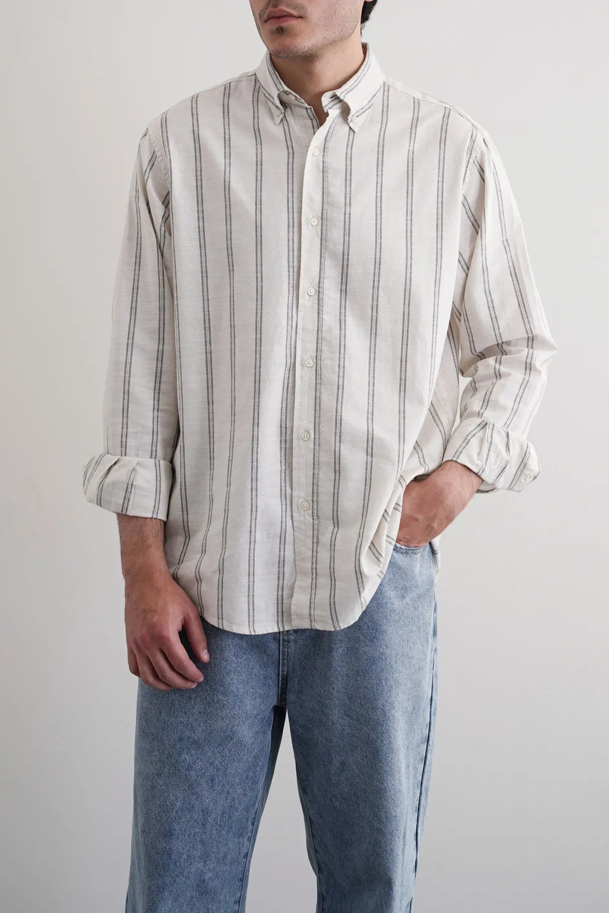 Striped Cotton Shirt 1