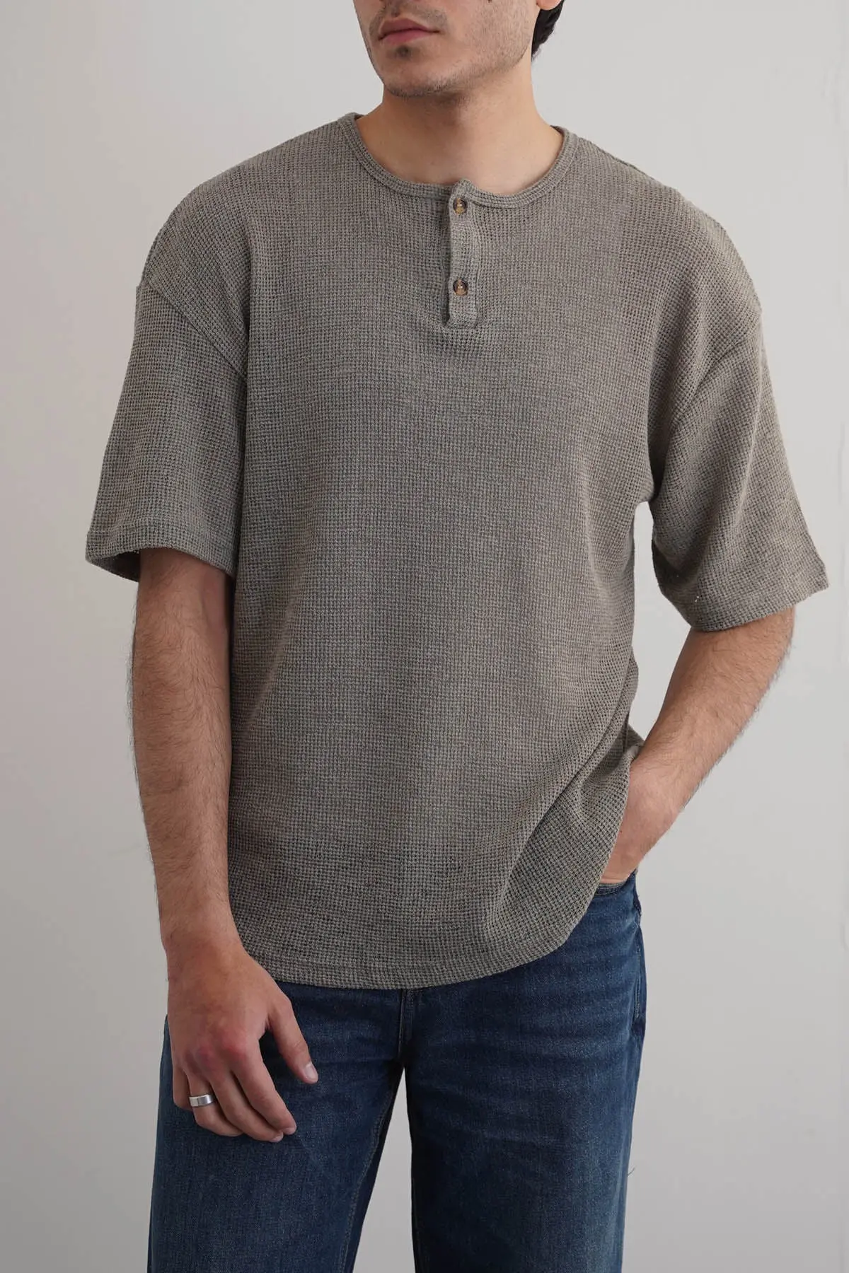 Jacquard Henley 1