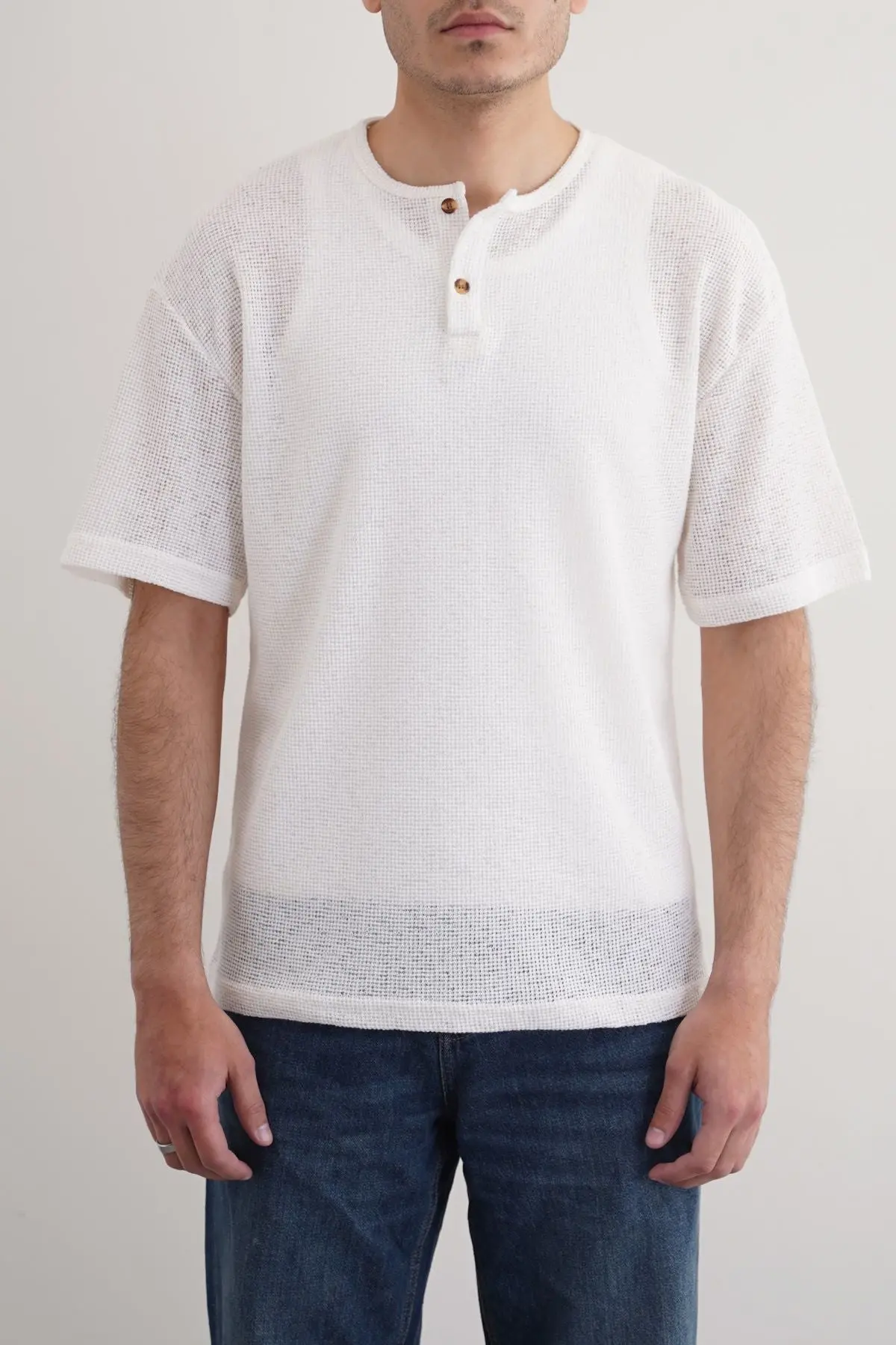 Jacquard Henley 1