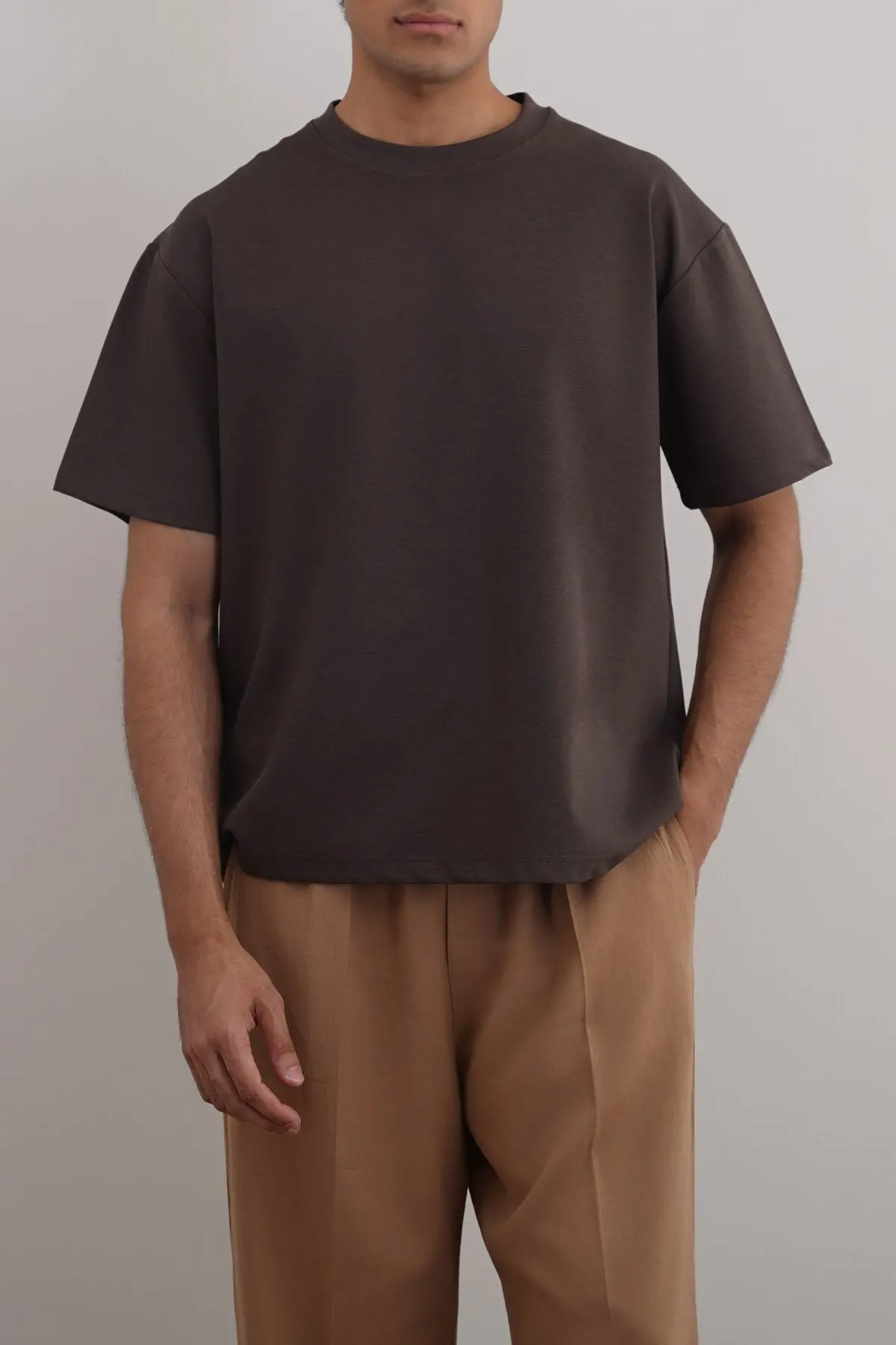Textured Knitted Crew 1