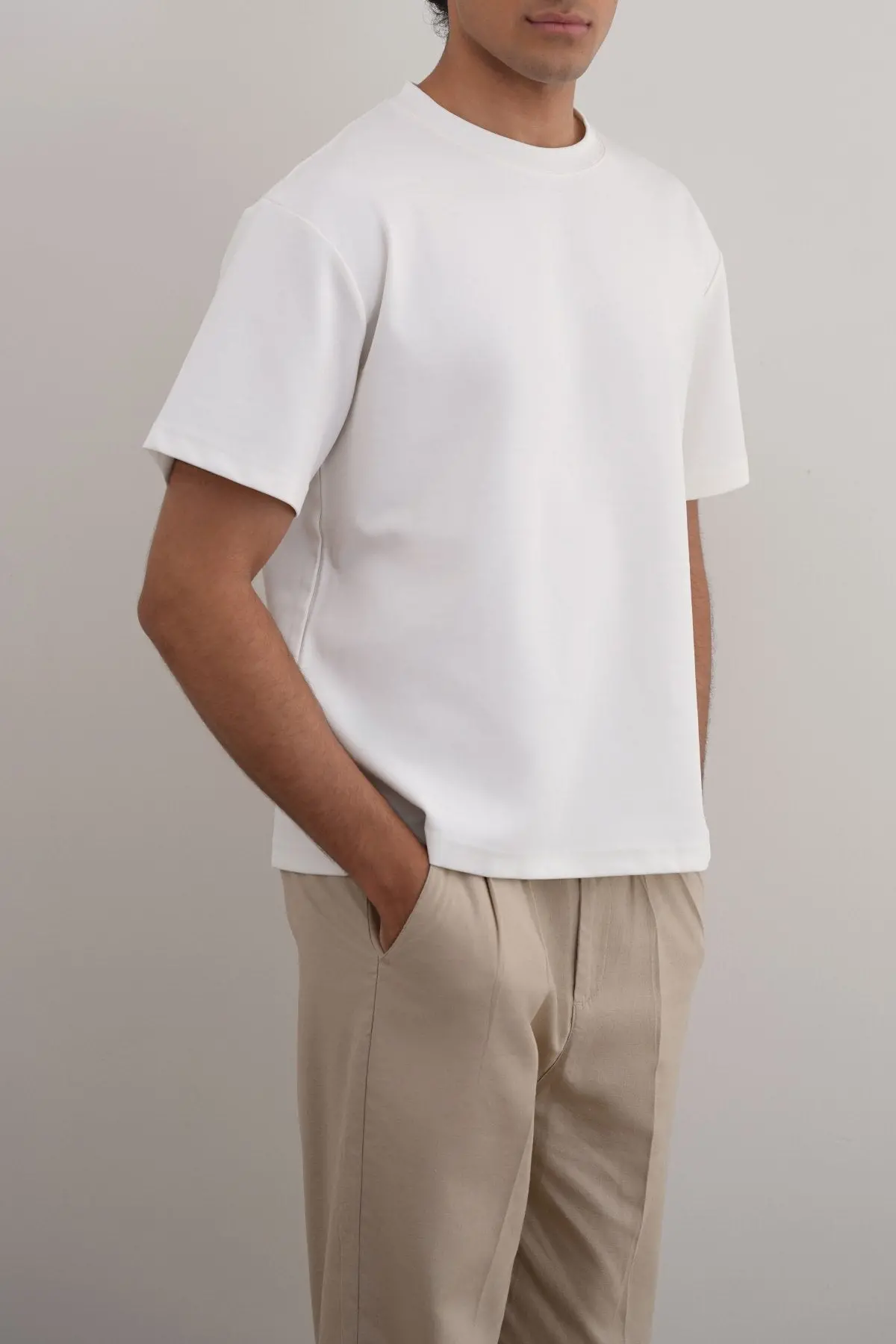 Textured Knitted Crew 1
