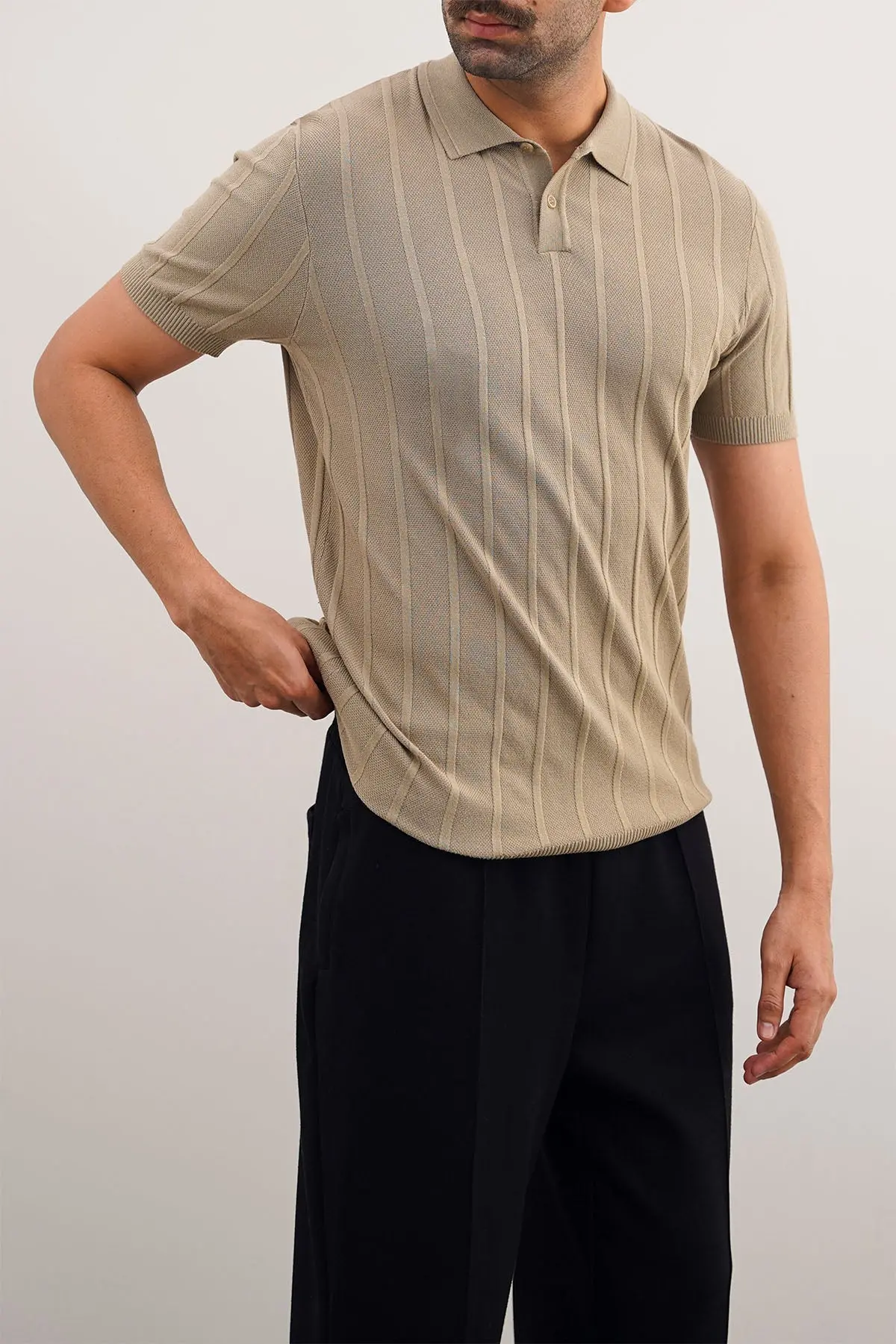 Viscose Knit Polo 1