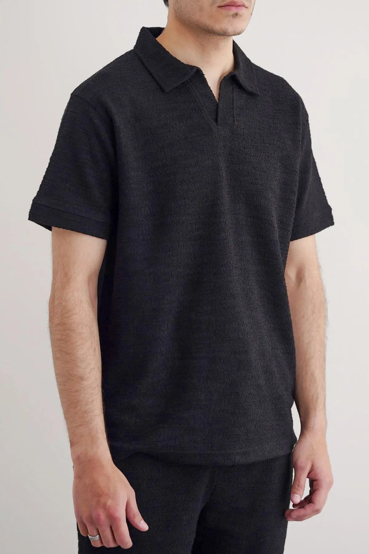 Boucle-Knit Polo 1