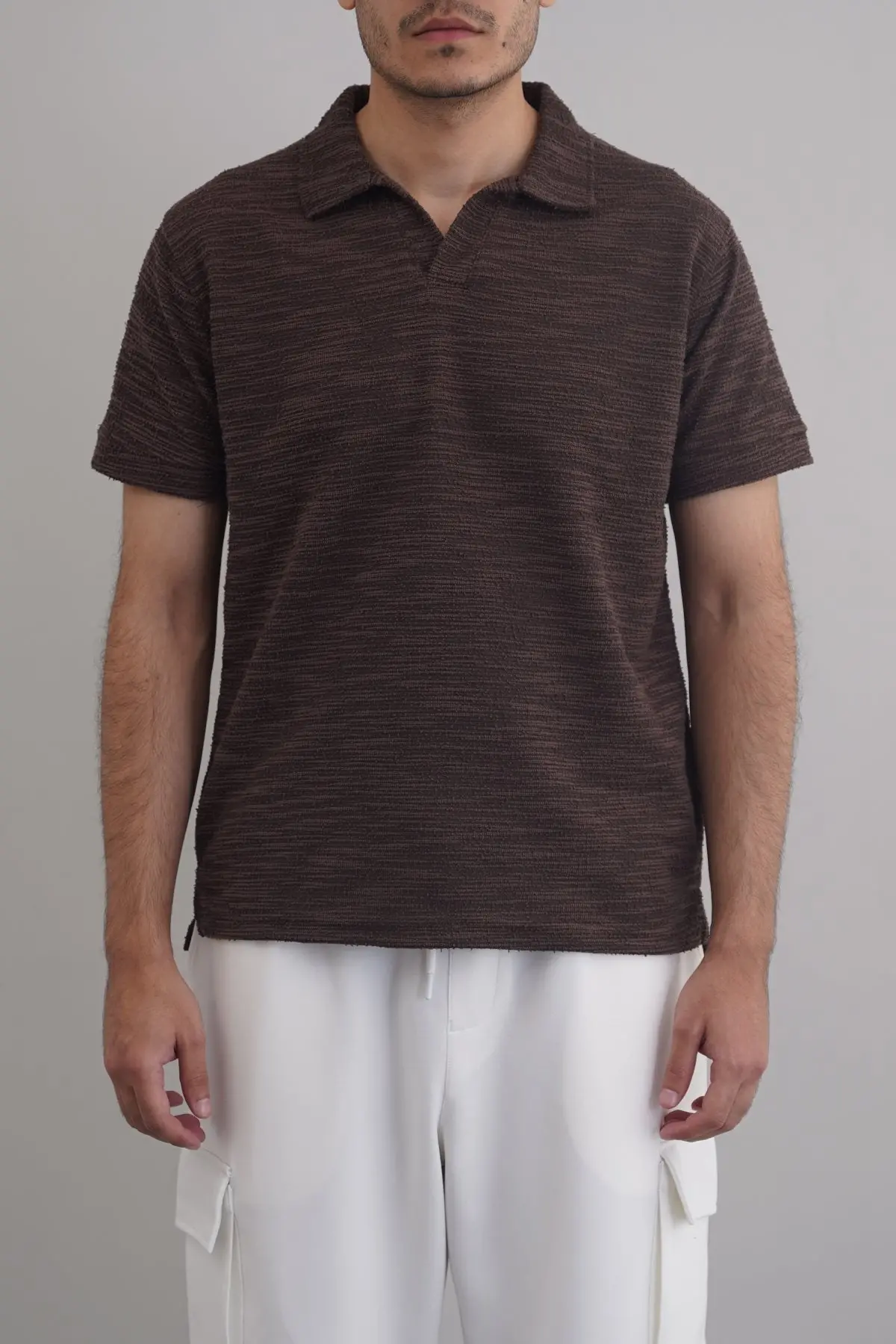 Boucle-Knit Polo 1