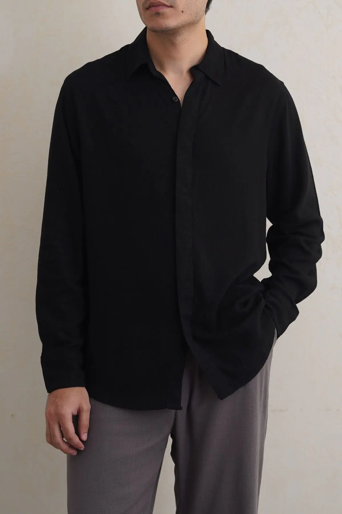 Shirt With Hidden Placket 1