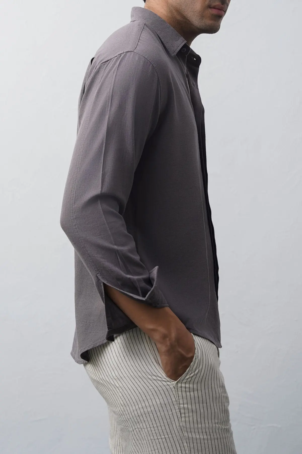 Shirt With Hidden Placket 1