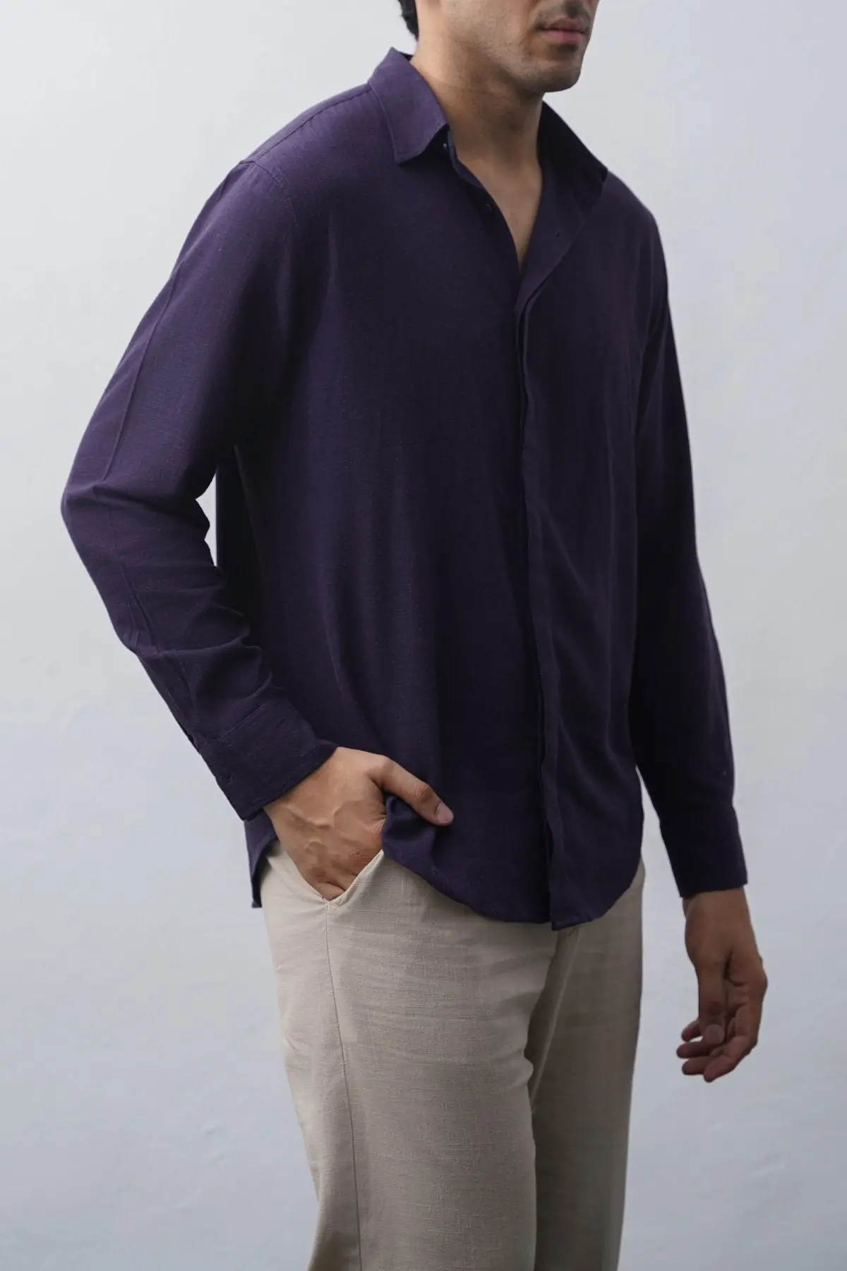 Shirt With Hidden Placket 1