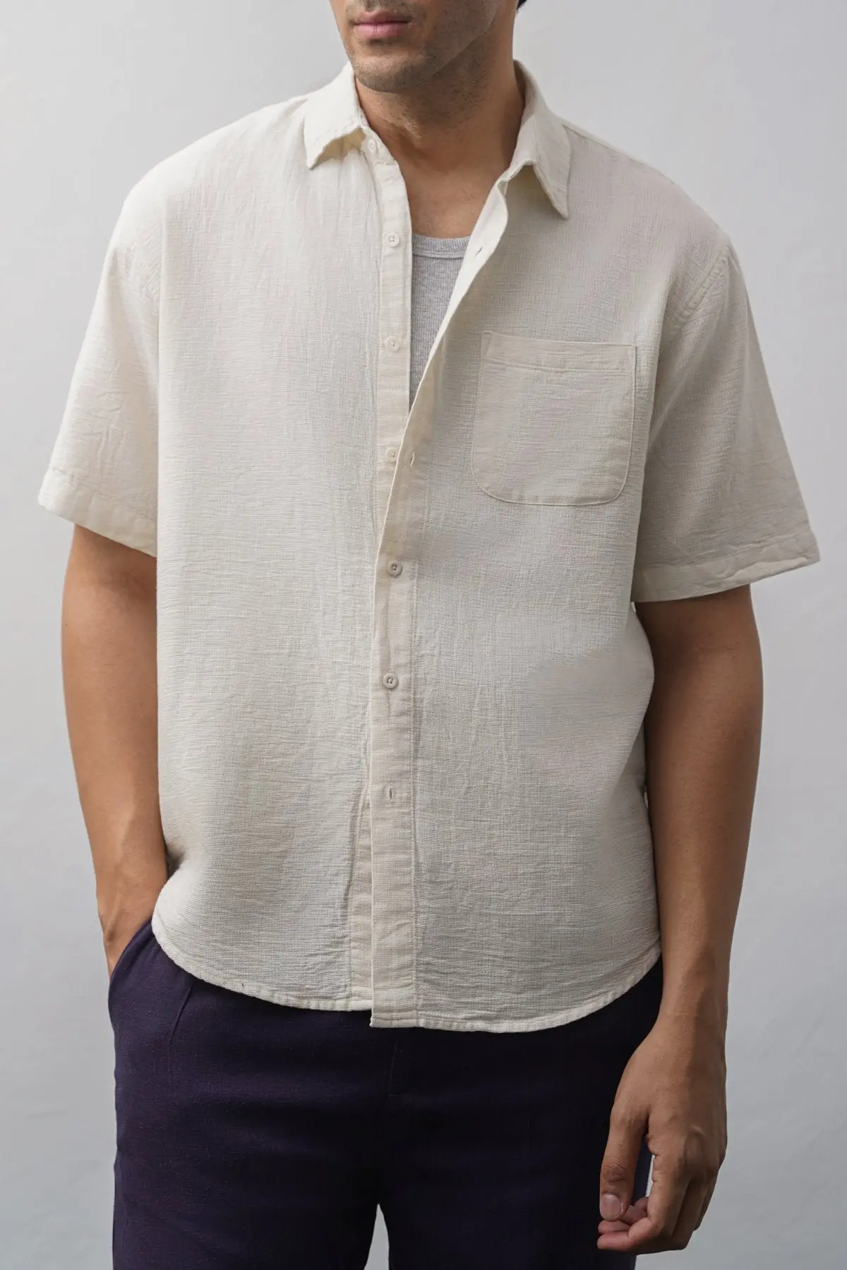 Relaxed Dobby Shirt 1