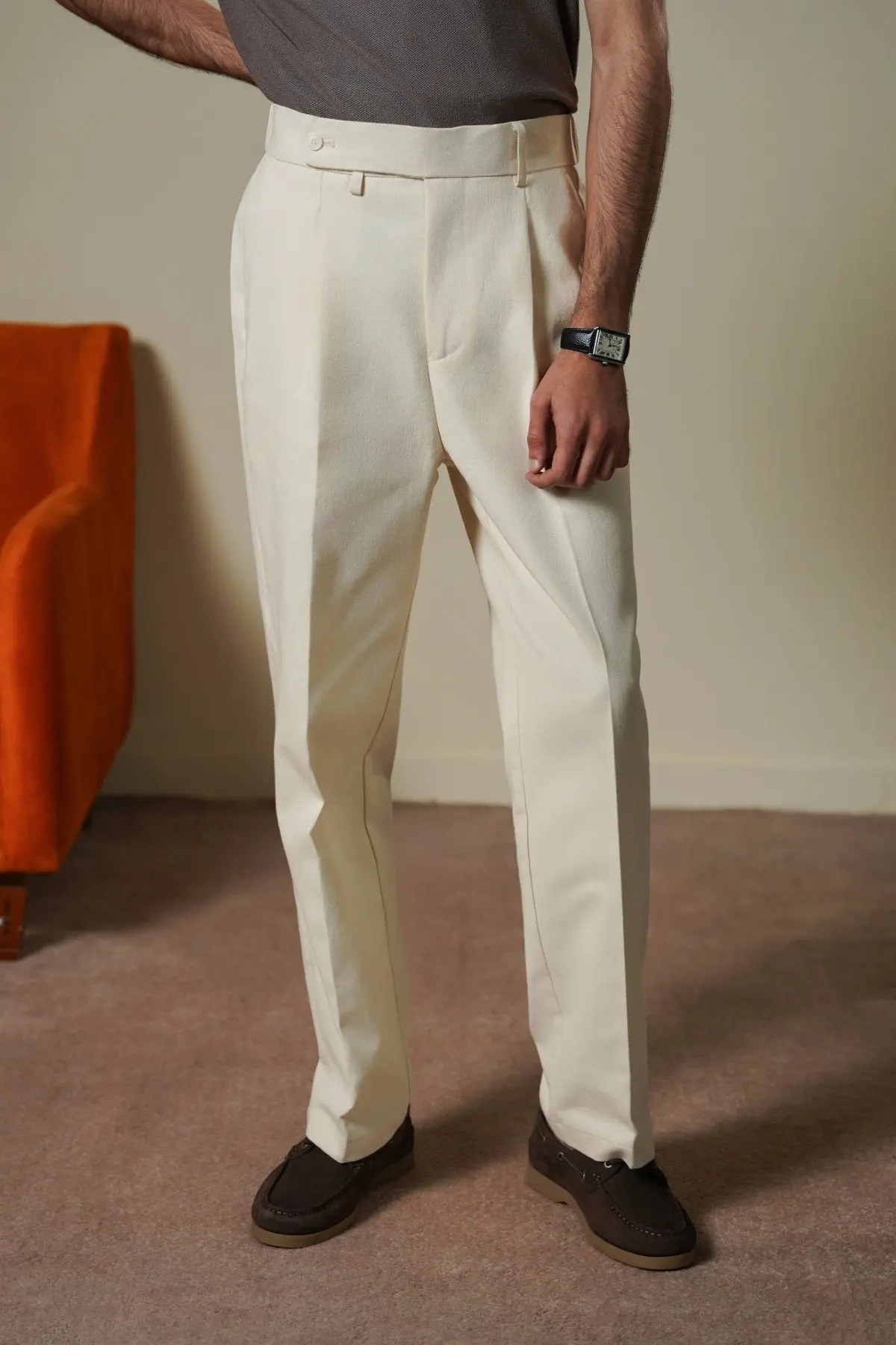 Tailored Twill Pants 1
