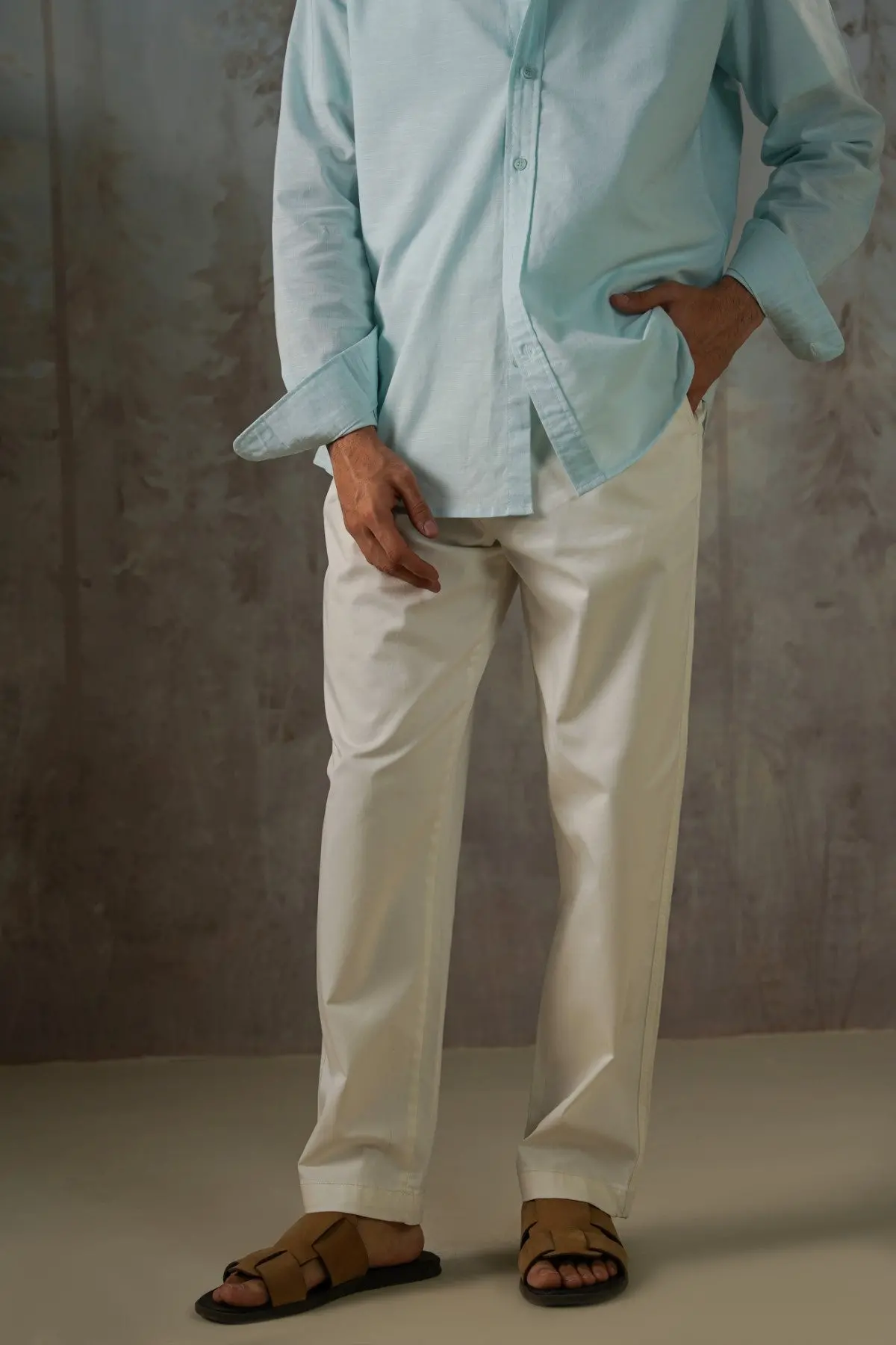 Relaxed Cotton Pants 1