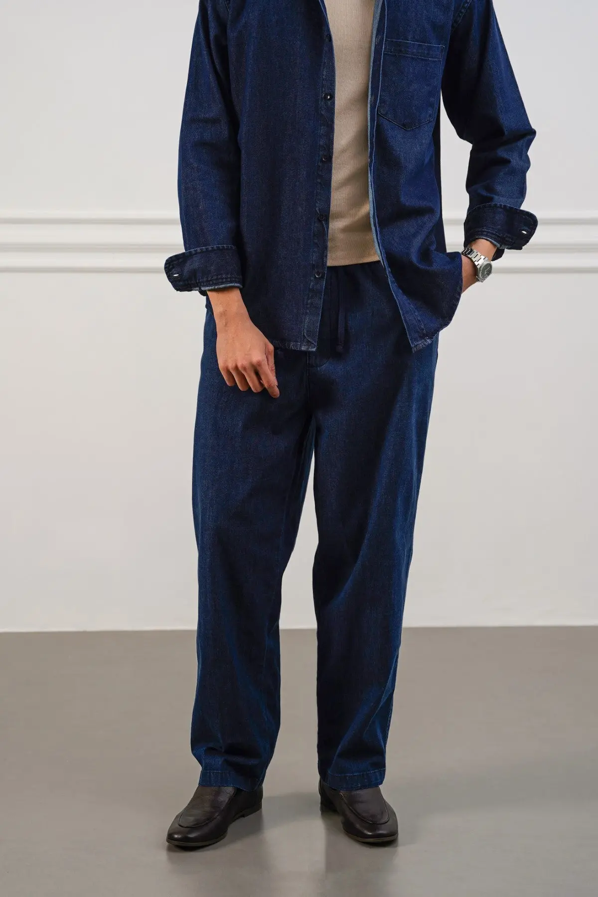 Soft Denim Trousers 1