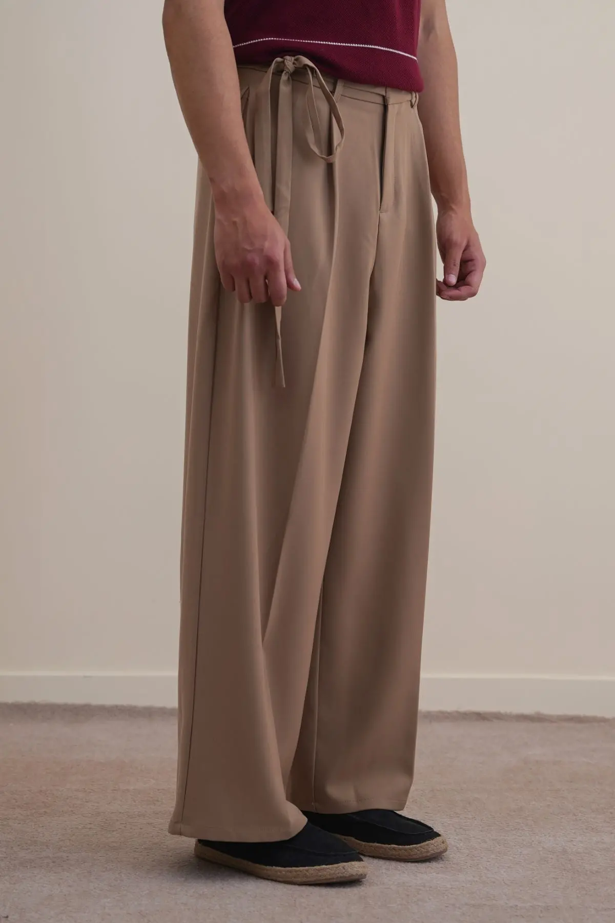Tie Up Slouchy Pants 1