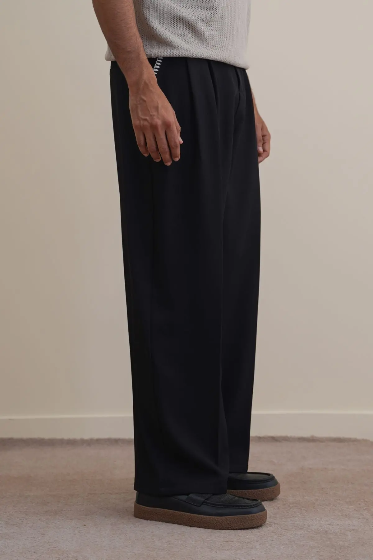 Stitch Detail Tailored Pants 1