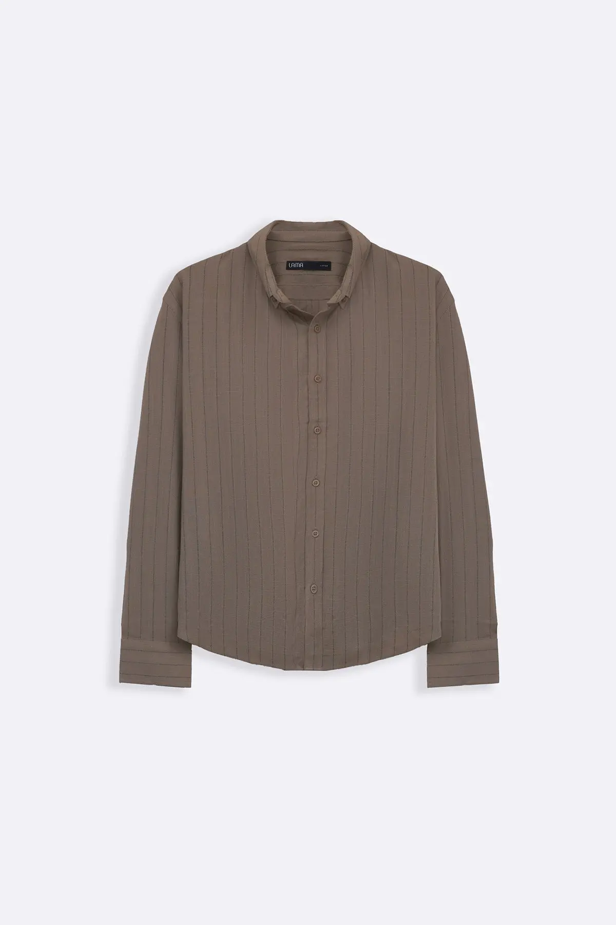 Striped Linen Blend Shirt 1