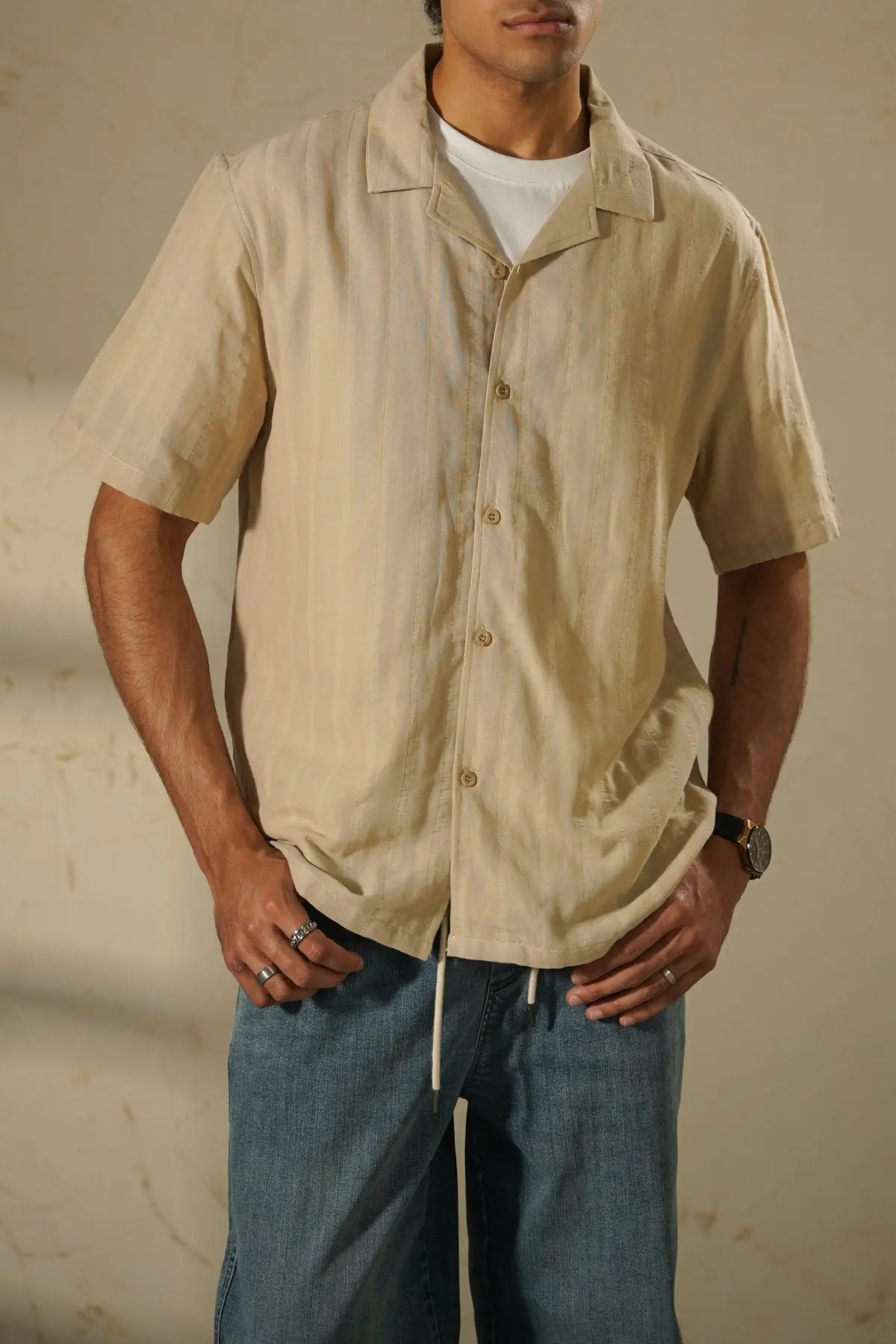 Cuban Jacquard Shirt 1