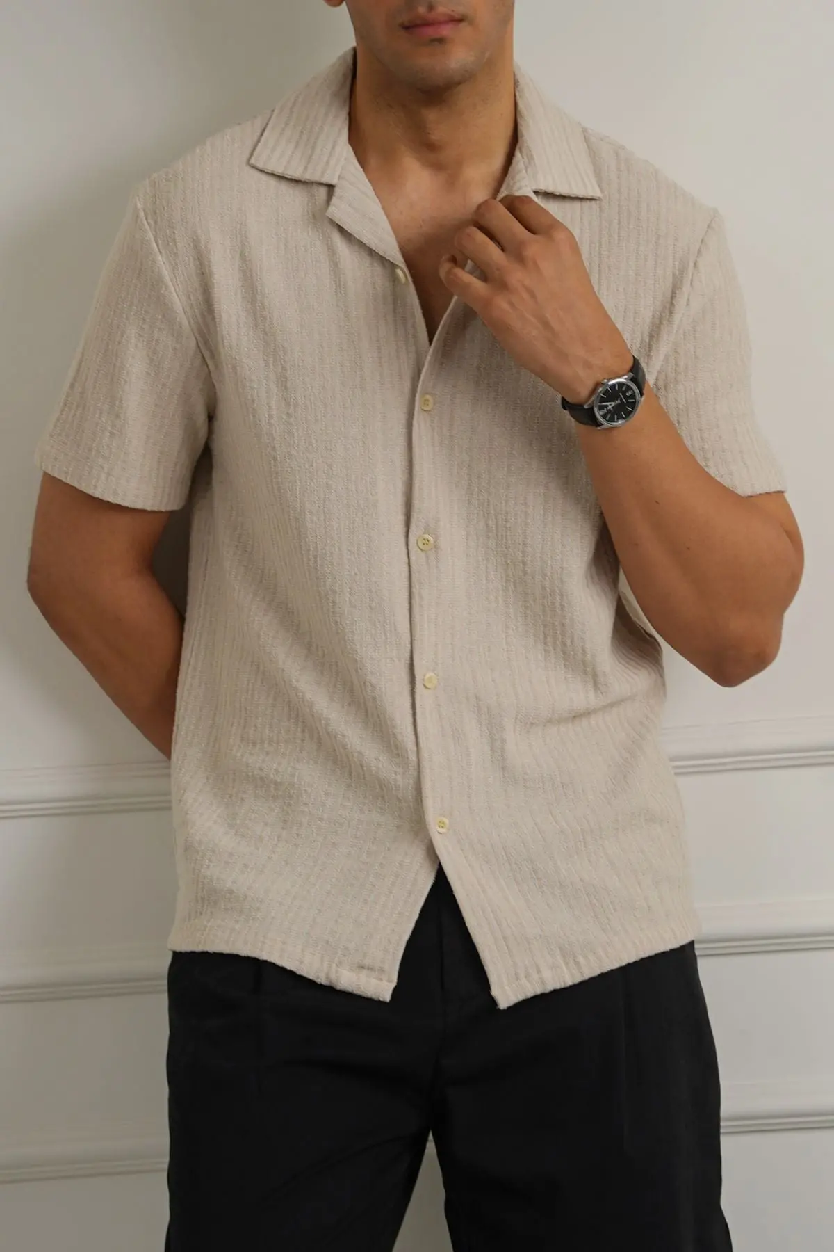 Textured Resort Shirt 1