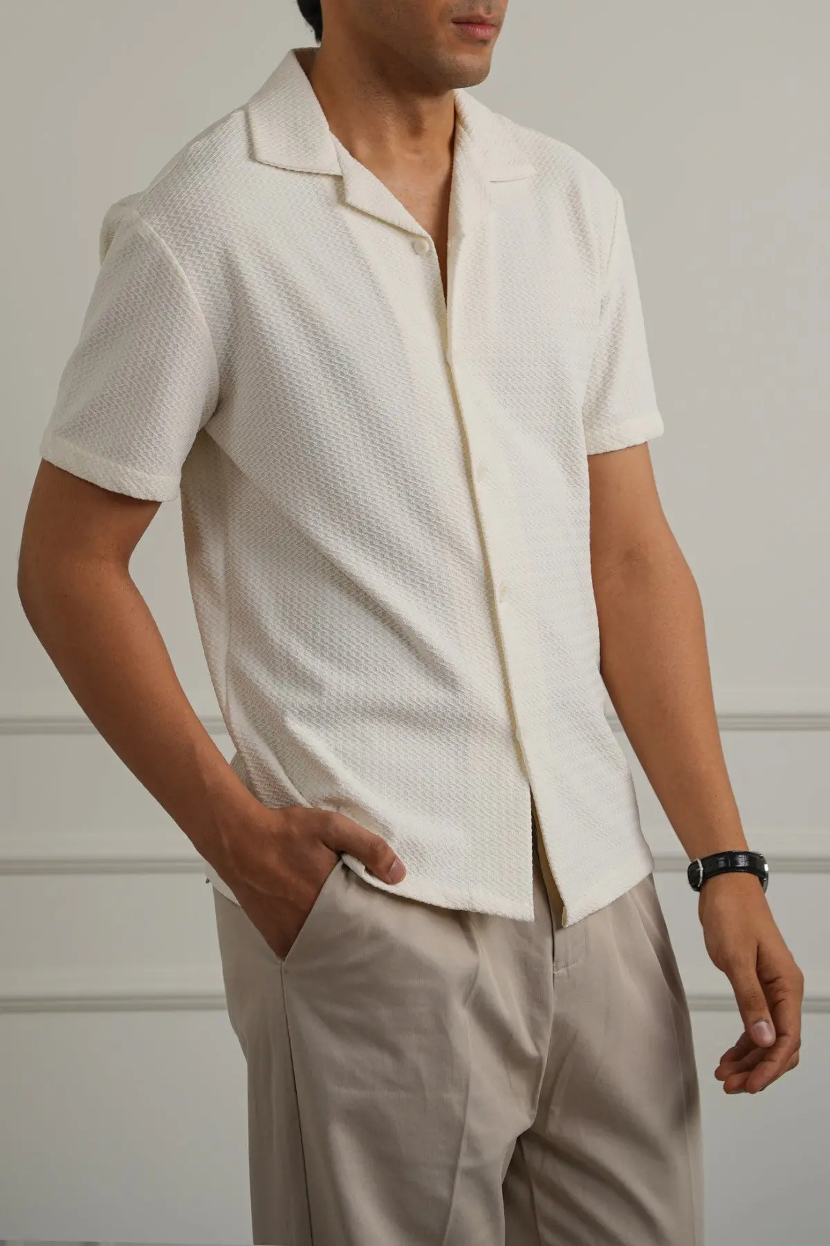 Summer Knit Button Down 1