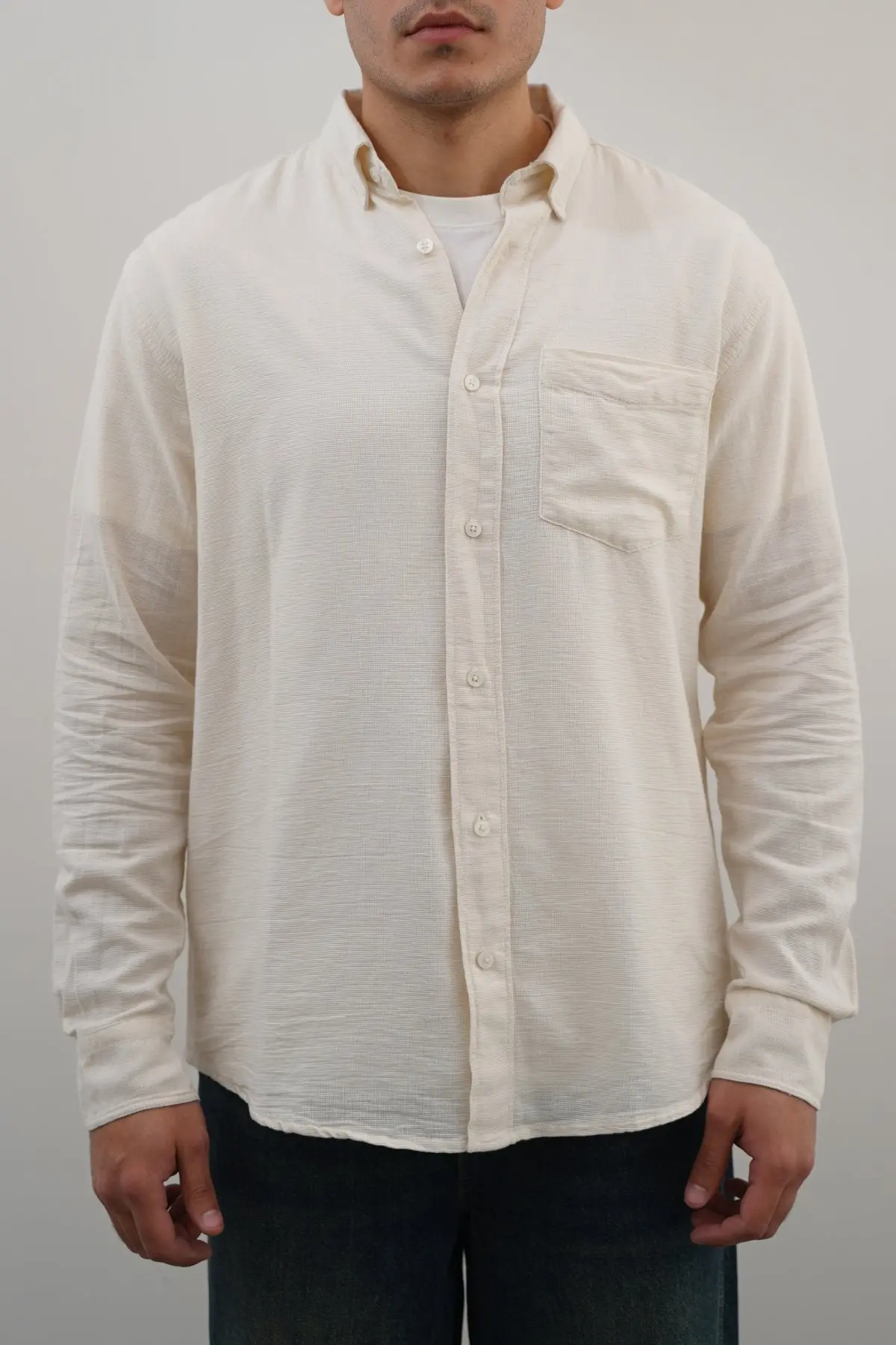 Cotton Dobby Shirt 1
