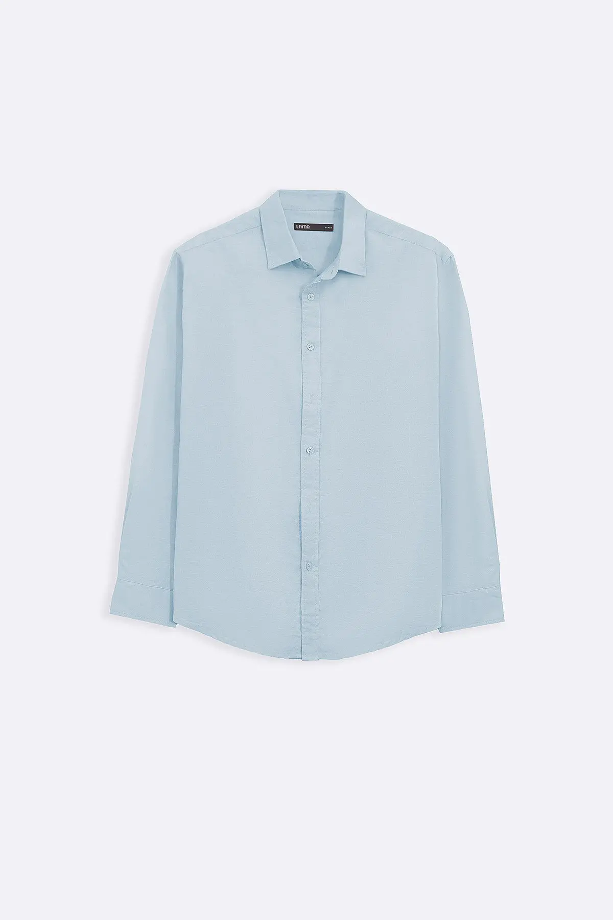 Linen Blend Button Down Shirt 1