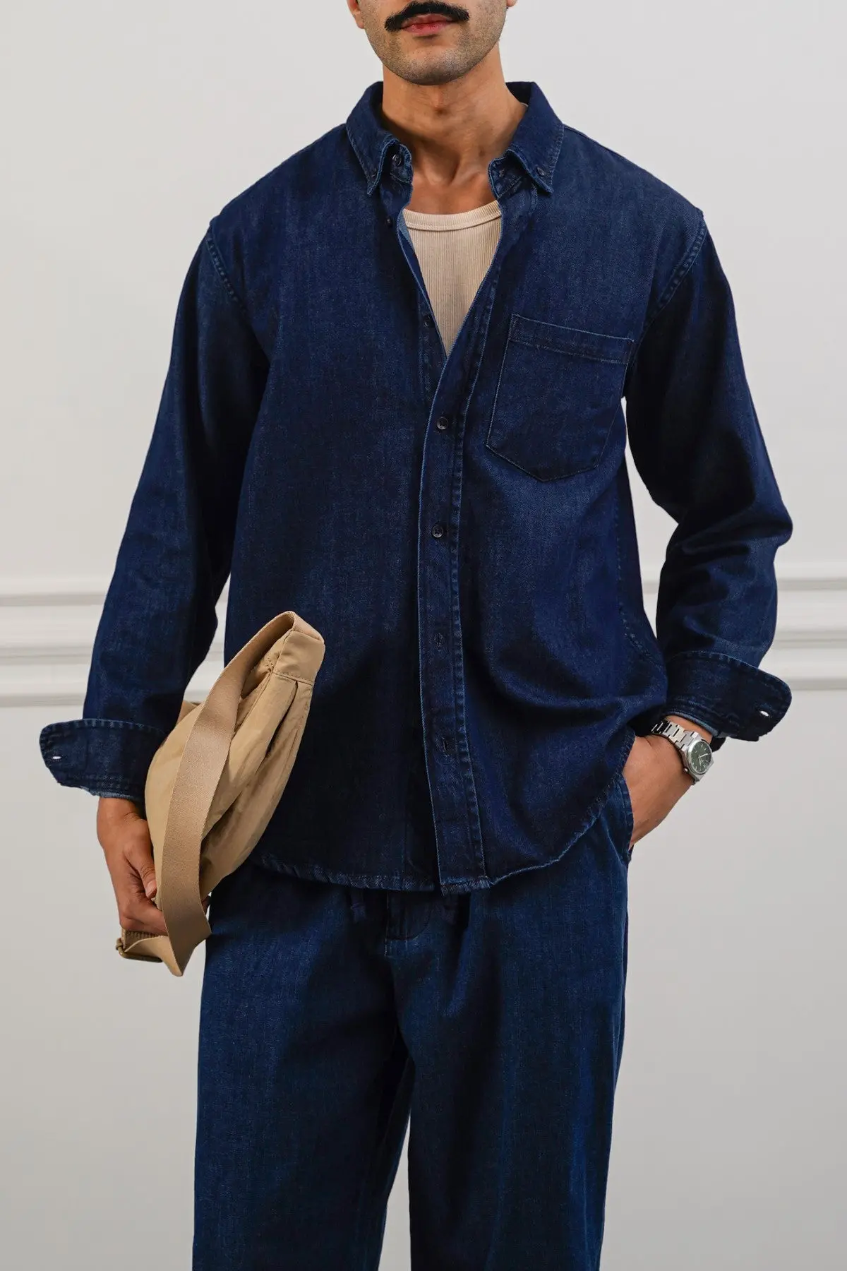 Tailored Denim Shirt 1