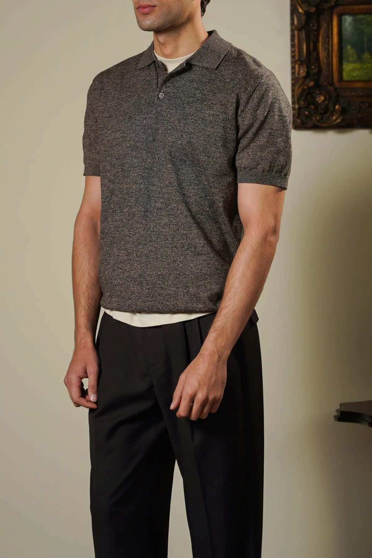 Melange Effect Polo 1
