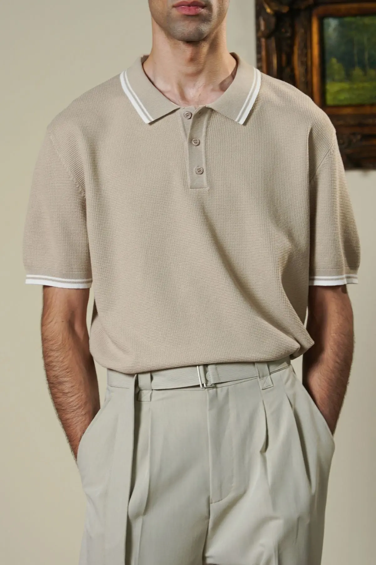 Contrast Tipping Polo 1