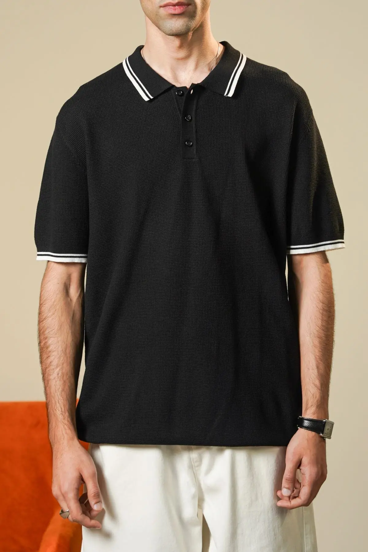 Contrast Tipping Polo 1