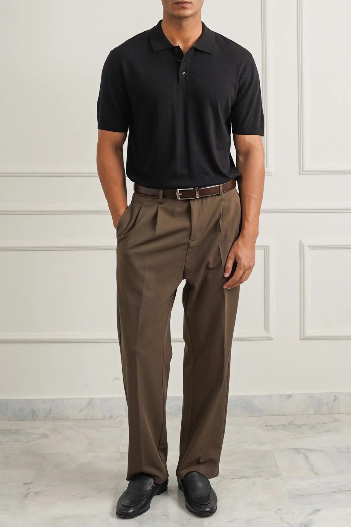 Casual Ribbed Polo 4