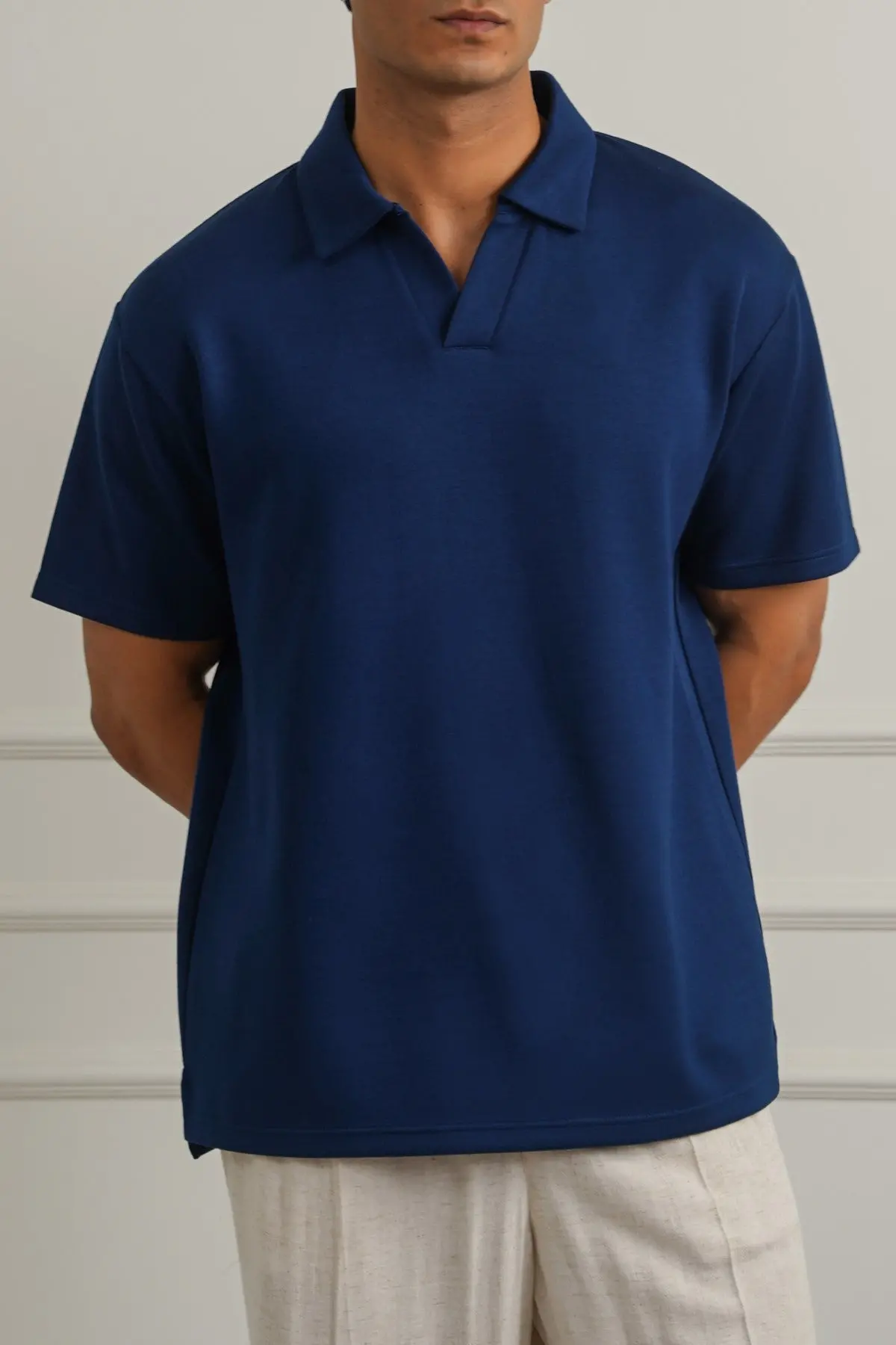 Easy Knitted Polo 1